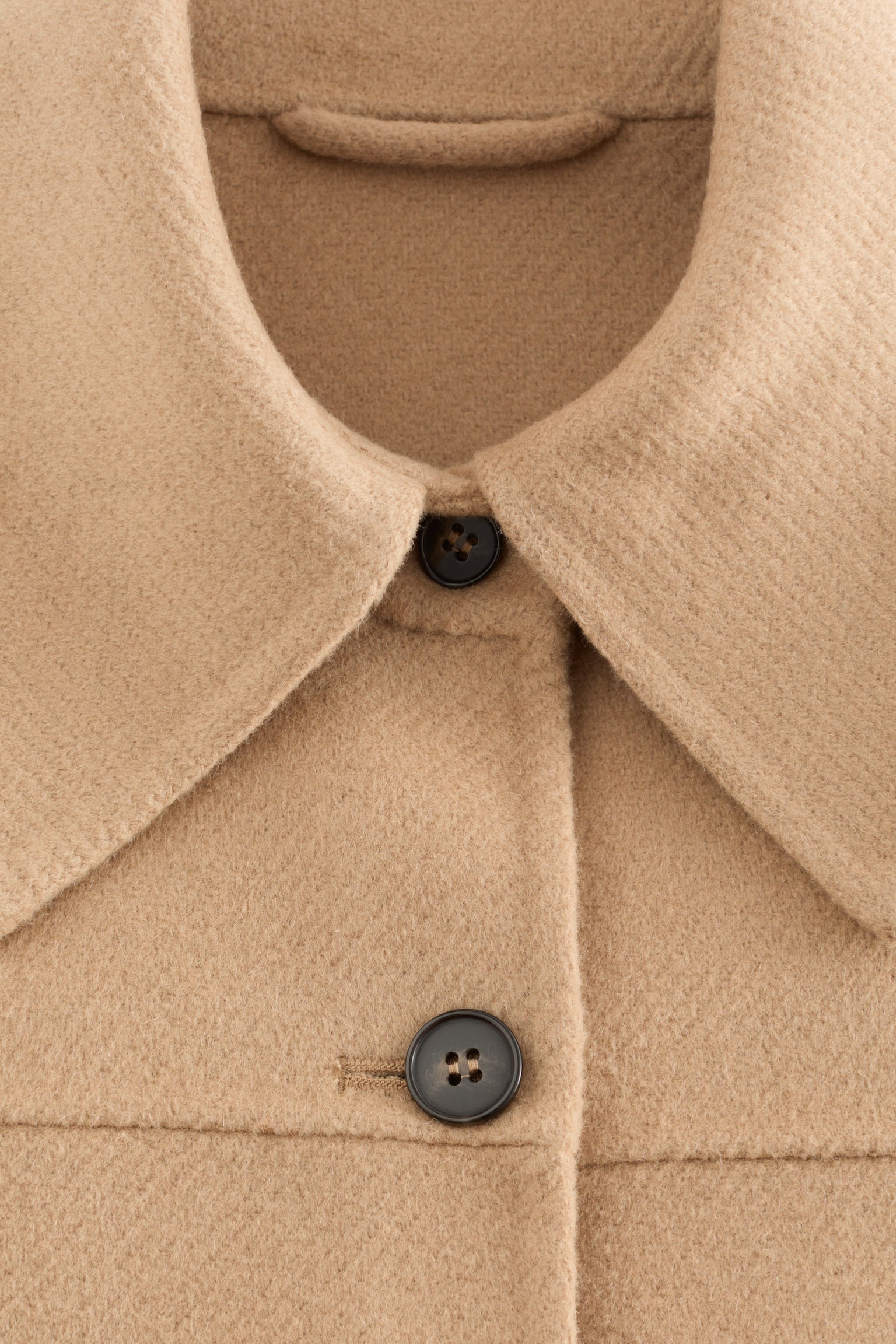 Veste cintrée en laine - Beige/Bleu marine - 5