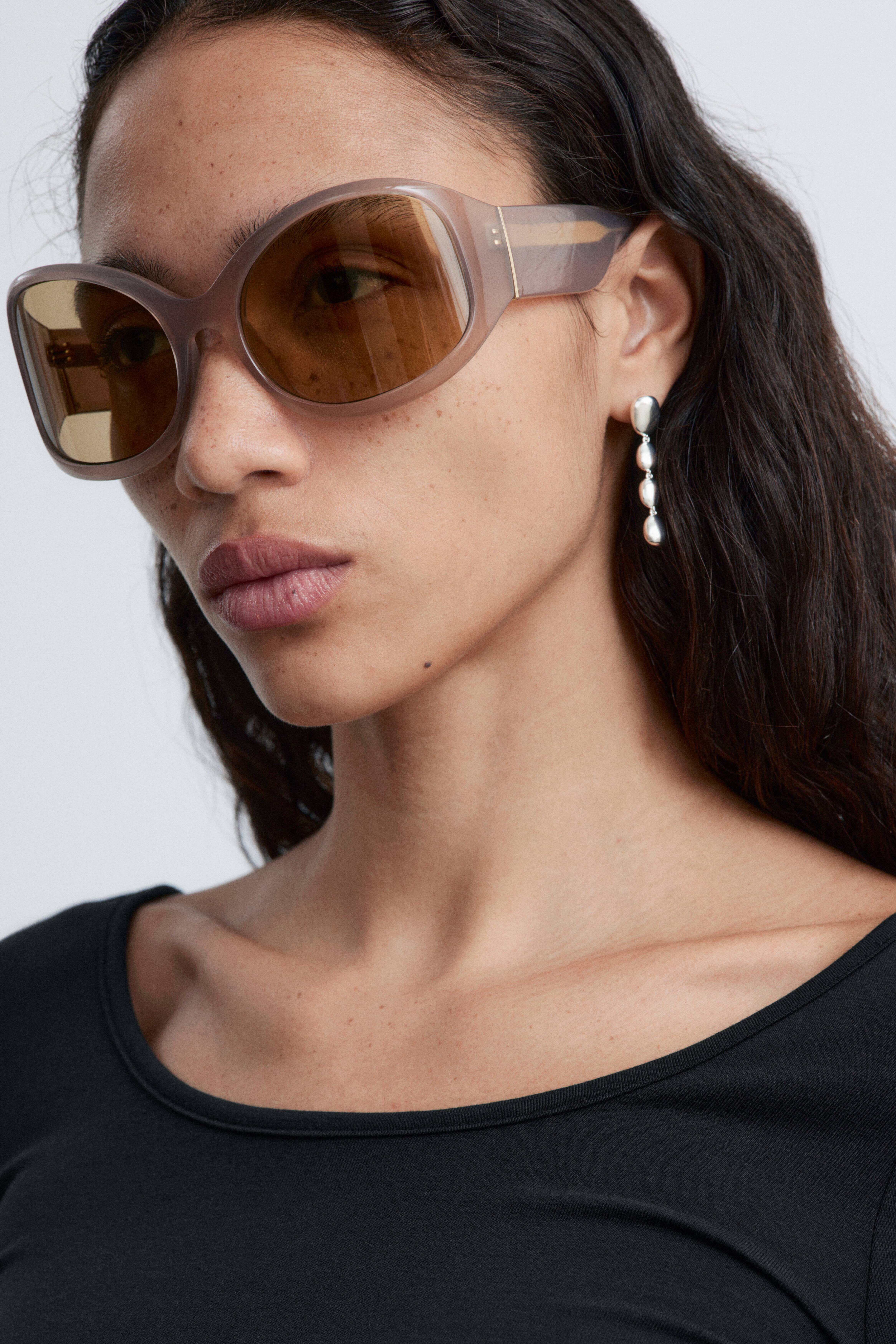 Orecchini pendenti con perle - Argento/Oro