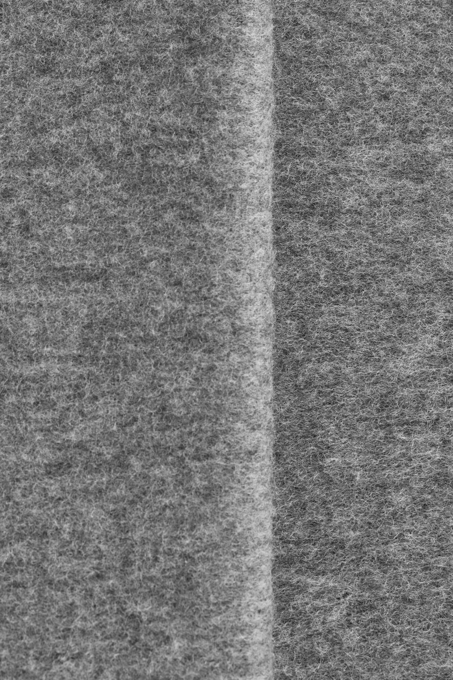 Wełniany szal z frędzlami - Szary/Mahoniowy/Beżowy/Ciemnoczerwony/Jasnożółty - 6