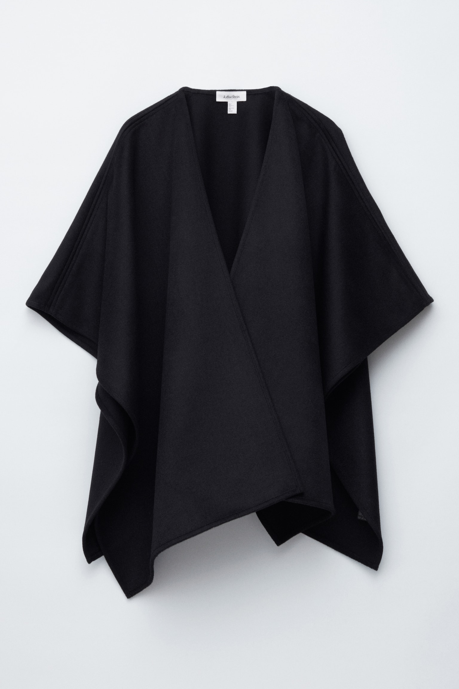 Wollcape - Schwarz - 2