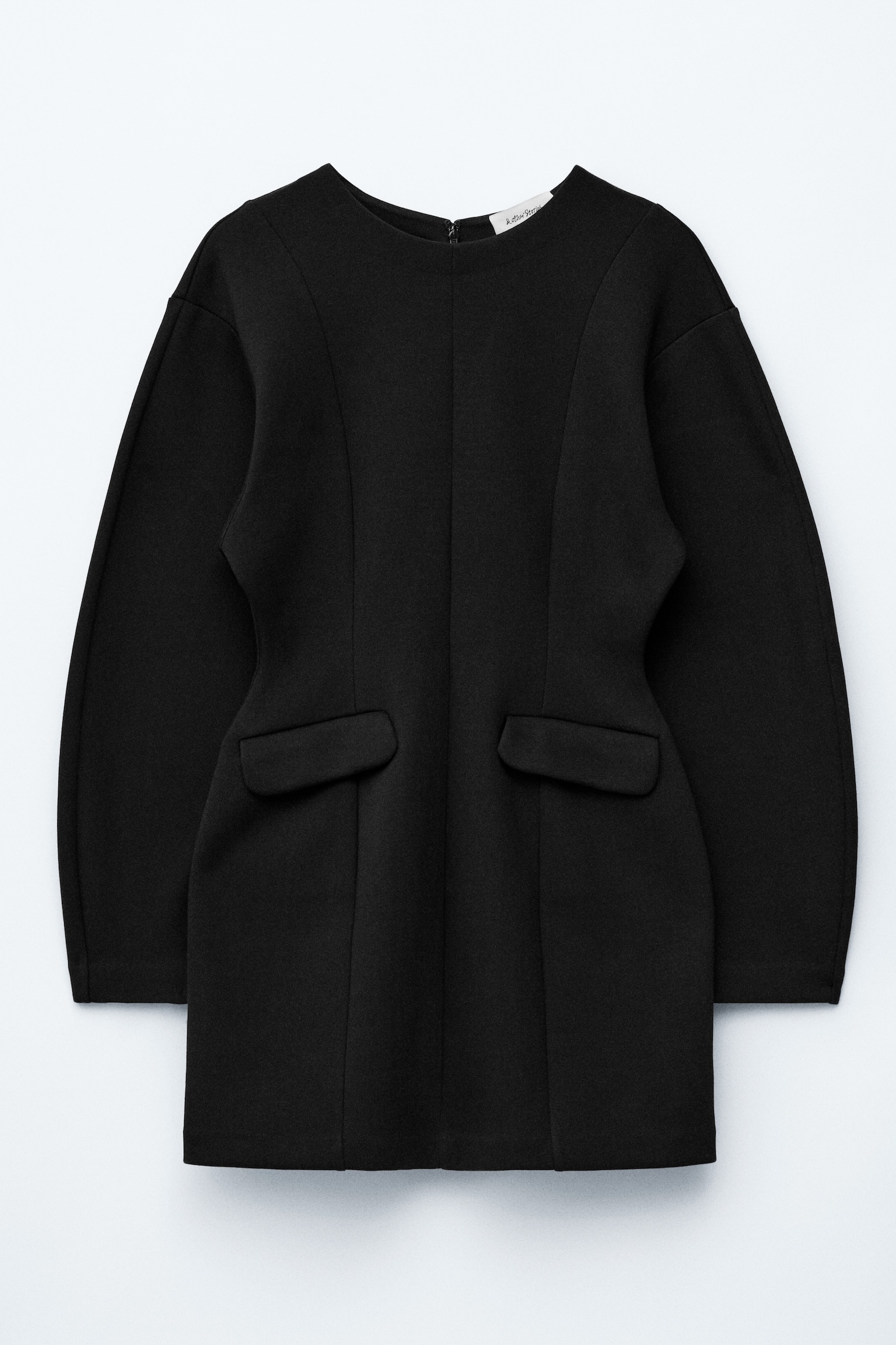 Gemodelleerde mini-jurk - Zwart - 2