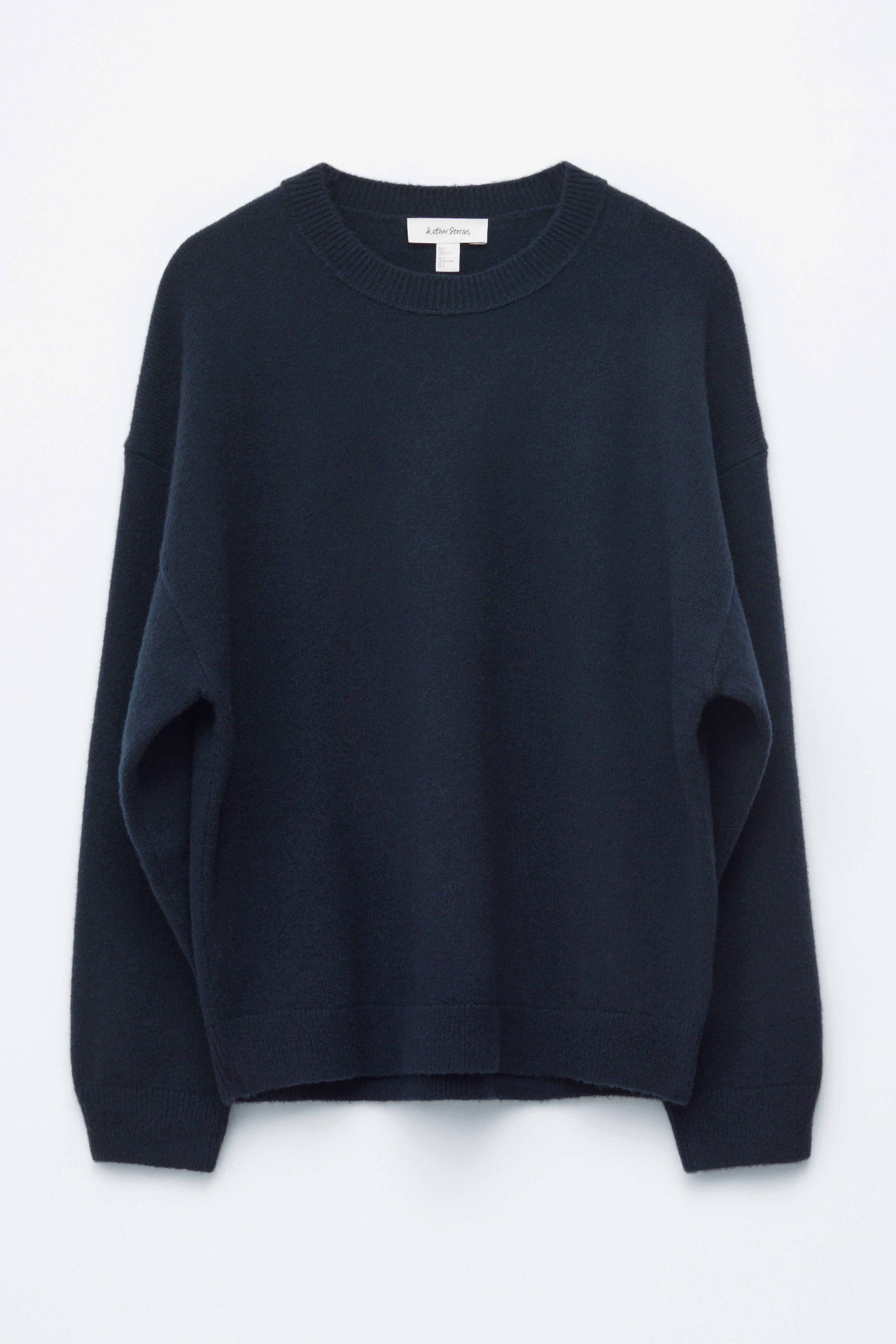 Maglione oversize - Blu navy/Grigio mélange/Turchese chiaro/Rosso