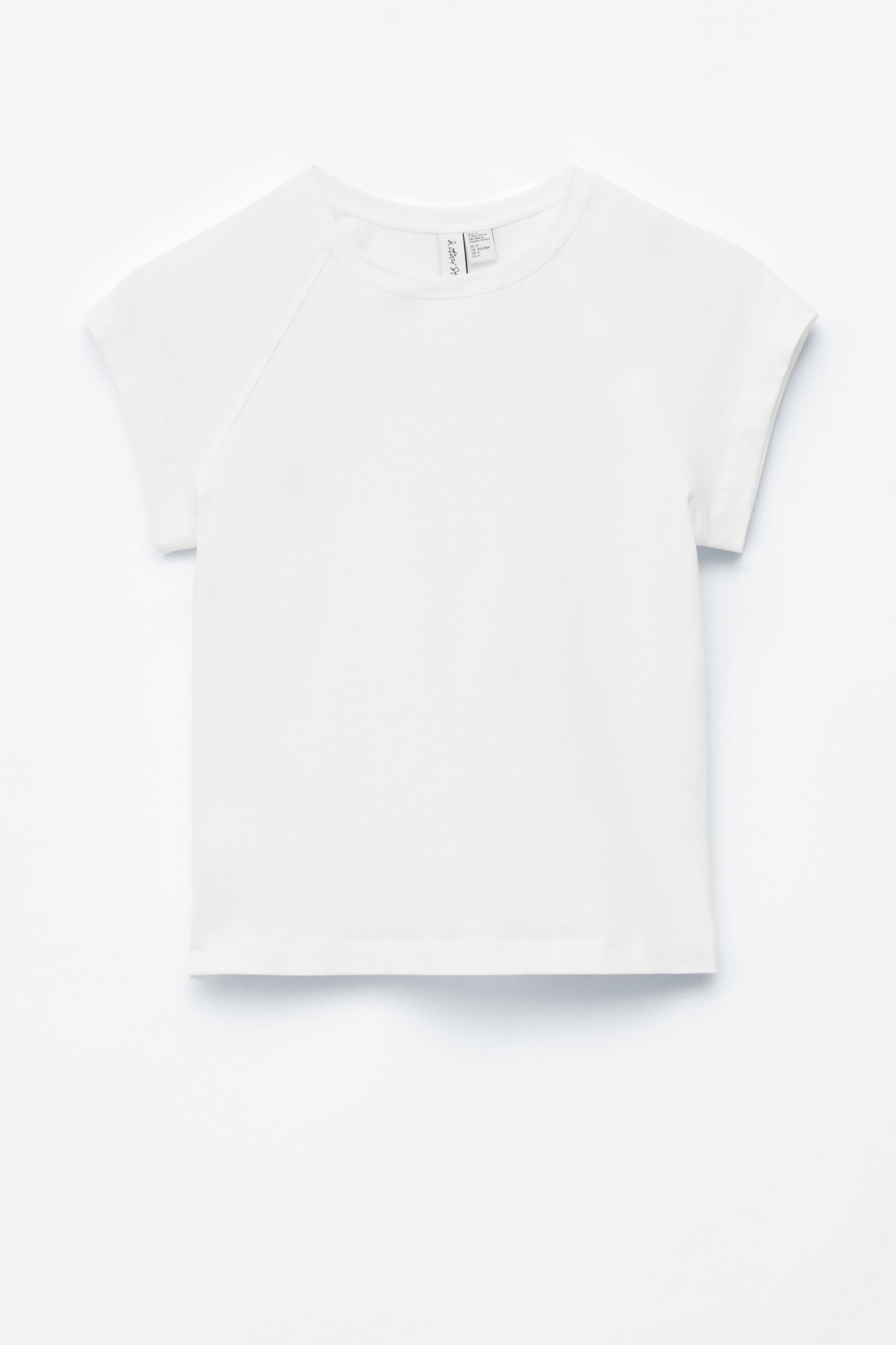 Figursyet T-shirt i jersey - Hvid/Mørkegrå/Lyseblå