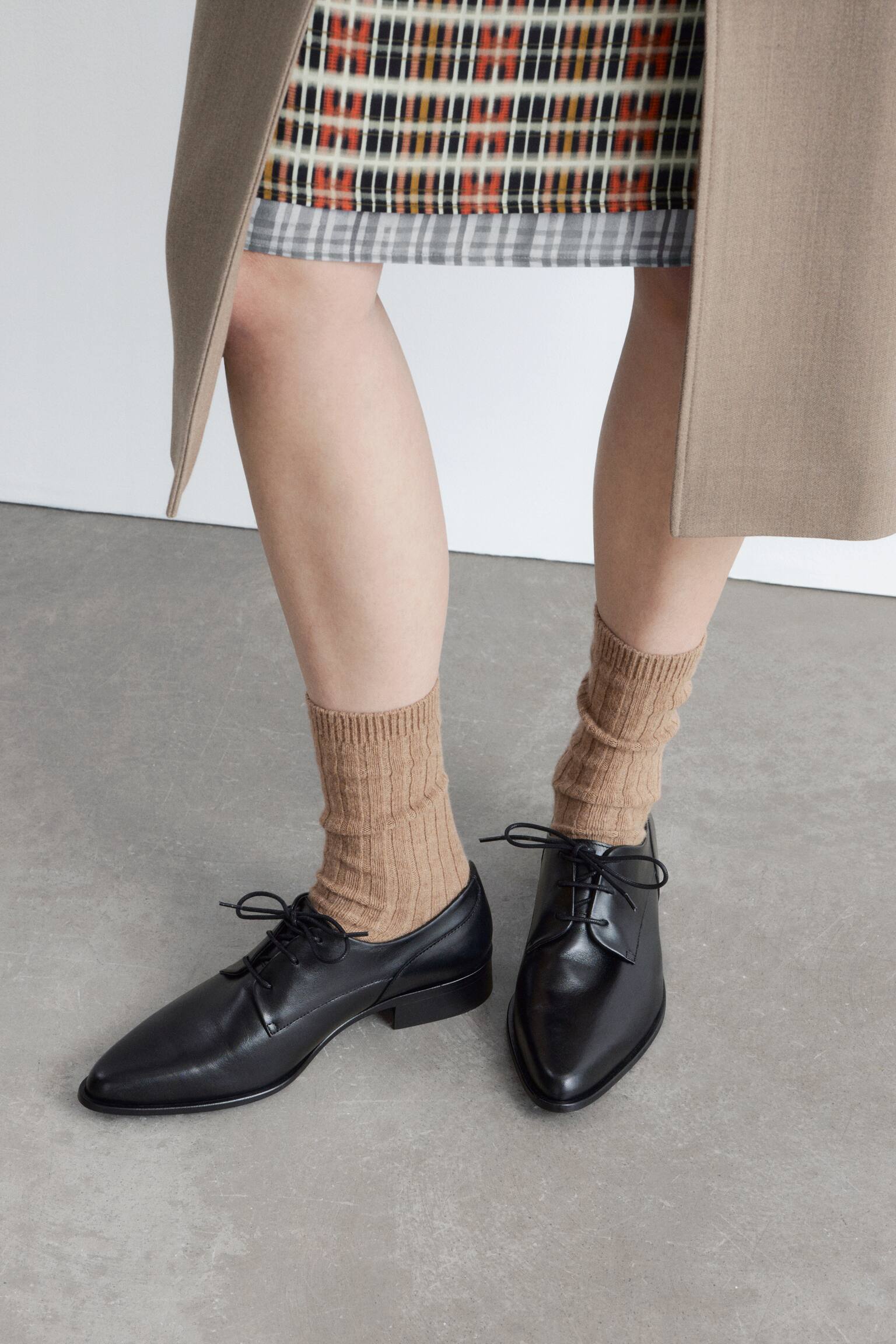 Leren Derby-schoenen - Zwart - 4
