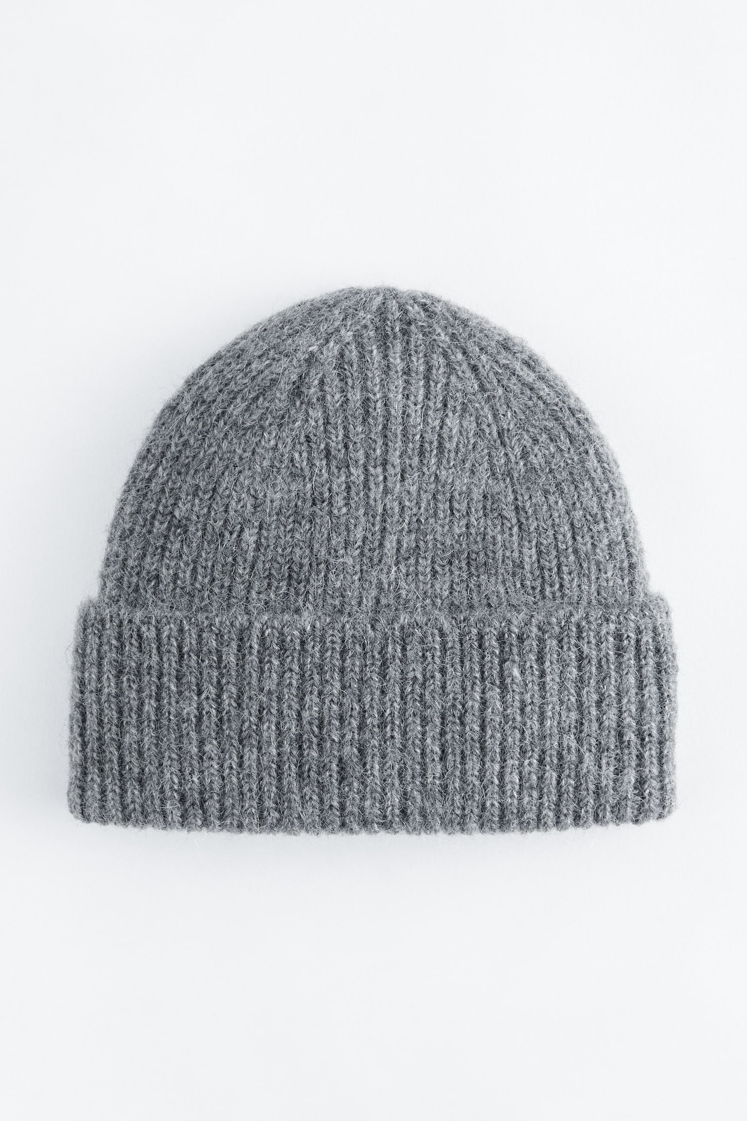 Berretto in misto lana - Grigio mélange/Righe bordeaux/blu/Blu polvere/Mogano/Rosso