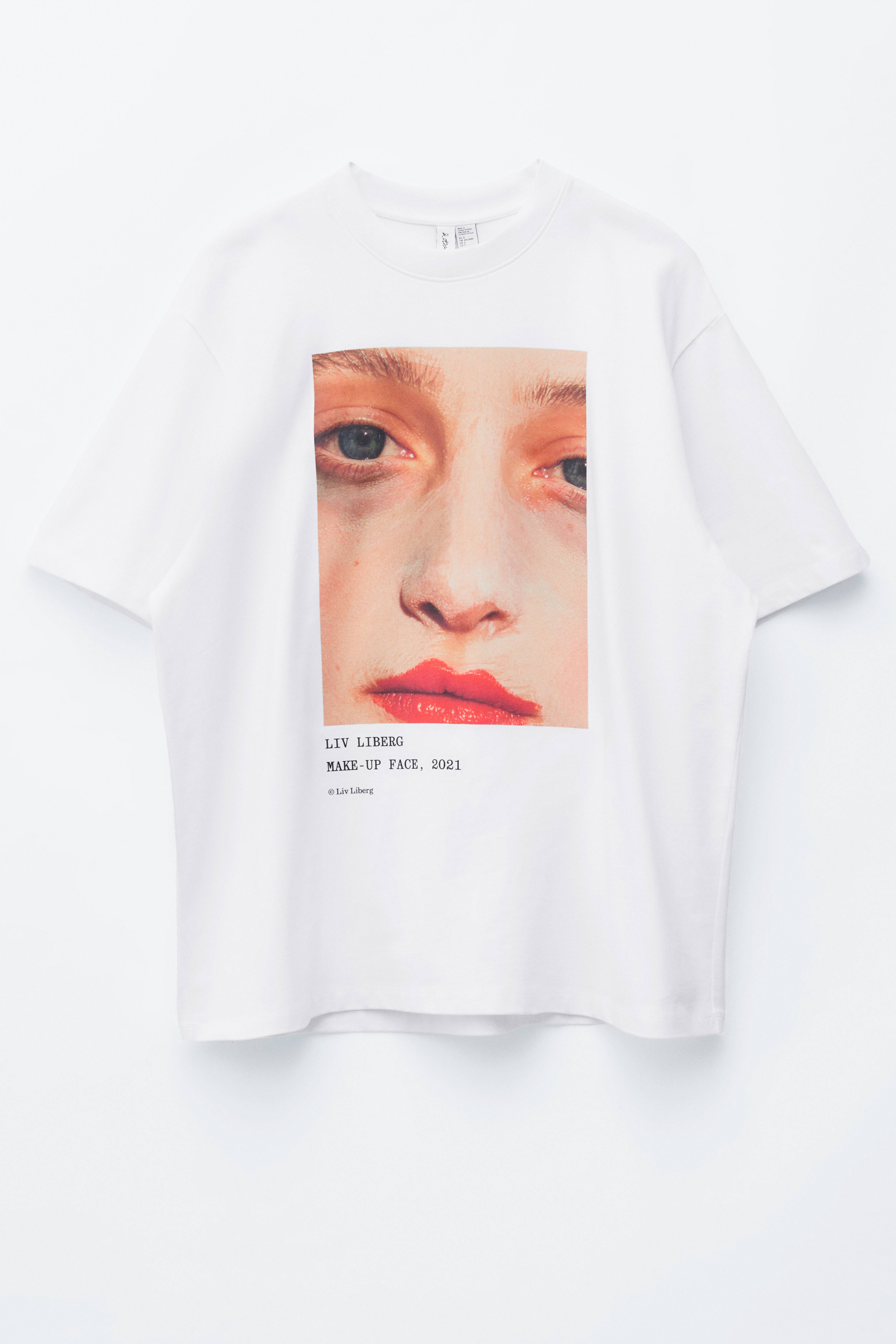 Oversized t-shirt med tryck - Vit/fototryck/Vit/fototryck/Vit/fototryck