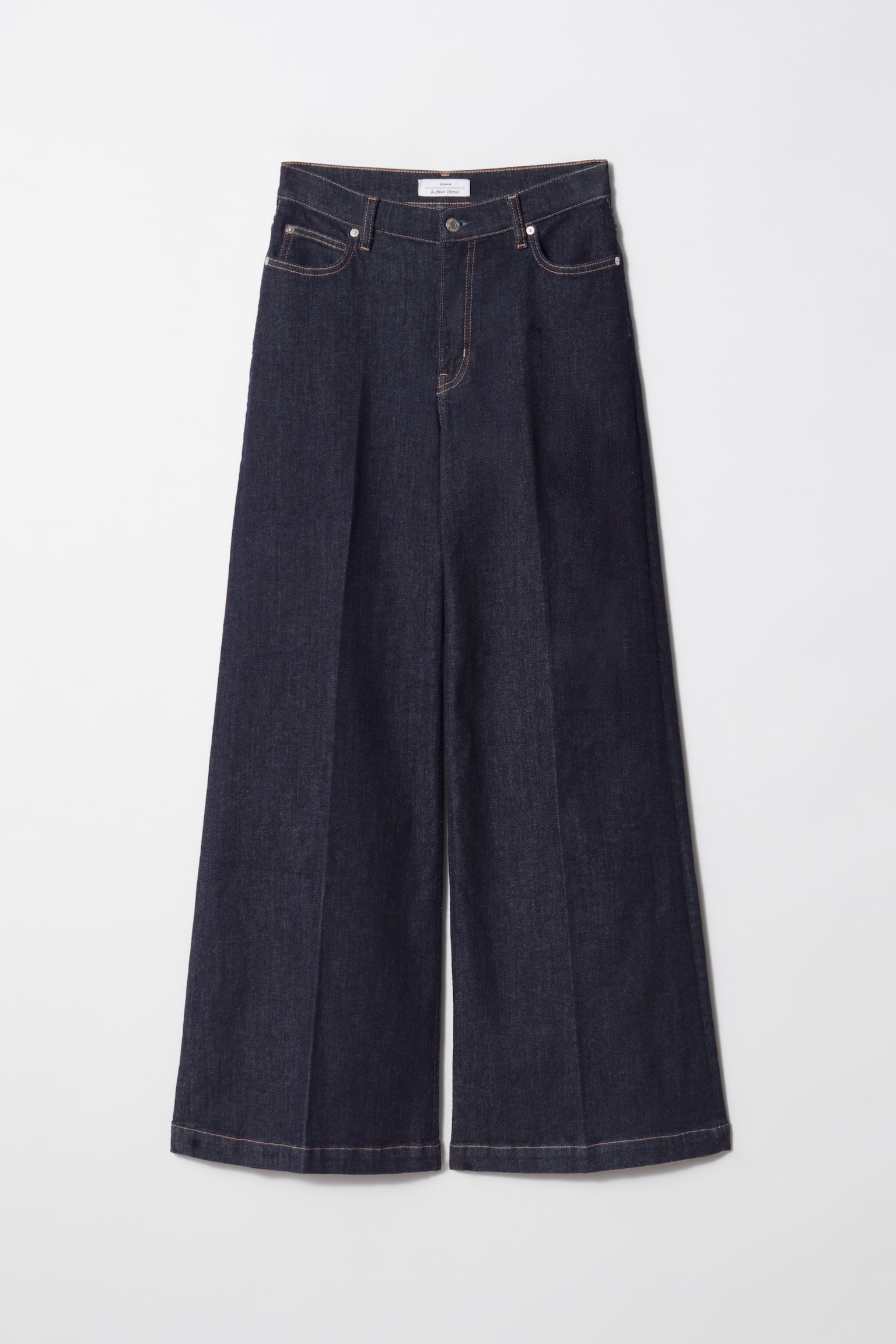 Flared Jeans - Mid-Blue/Washed Black - 1