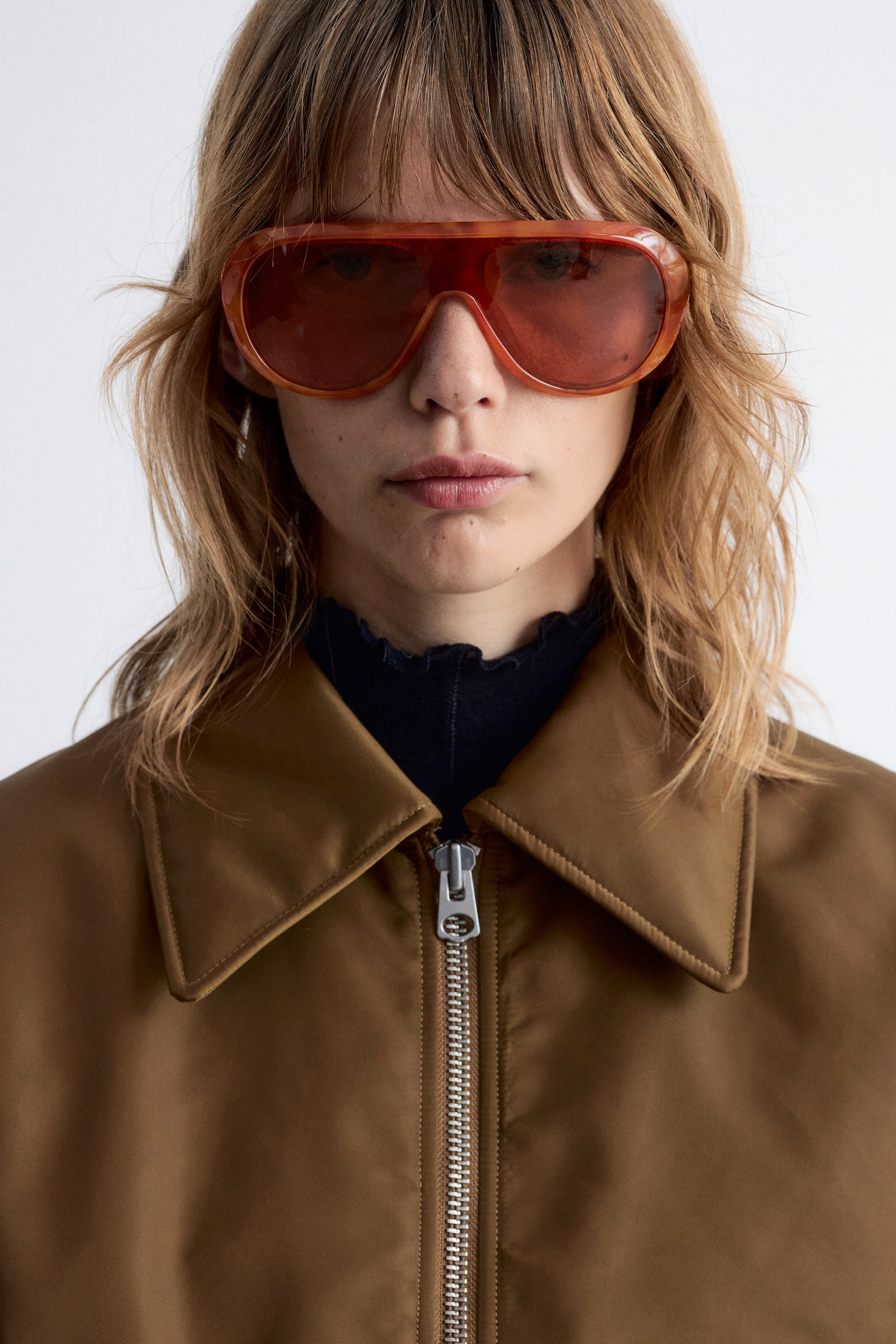 Cropped bomberjack - Kakibruin - 9