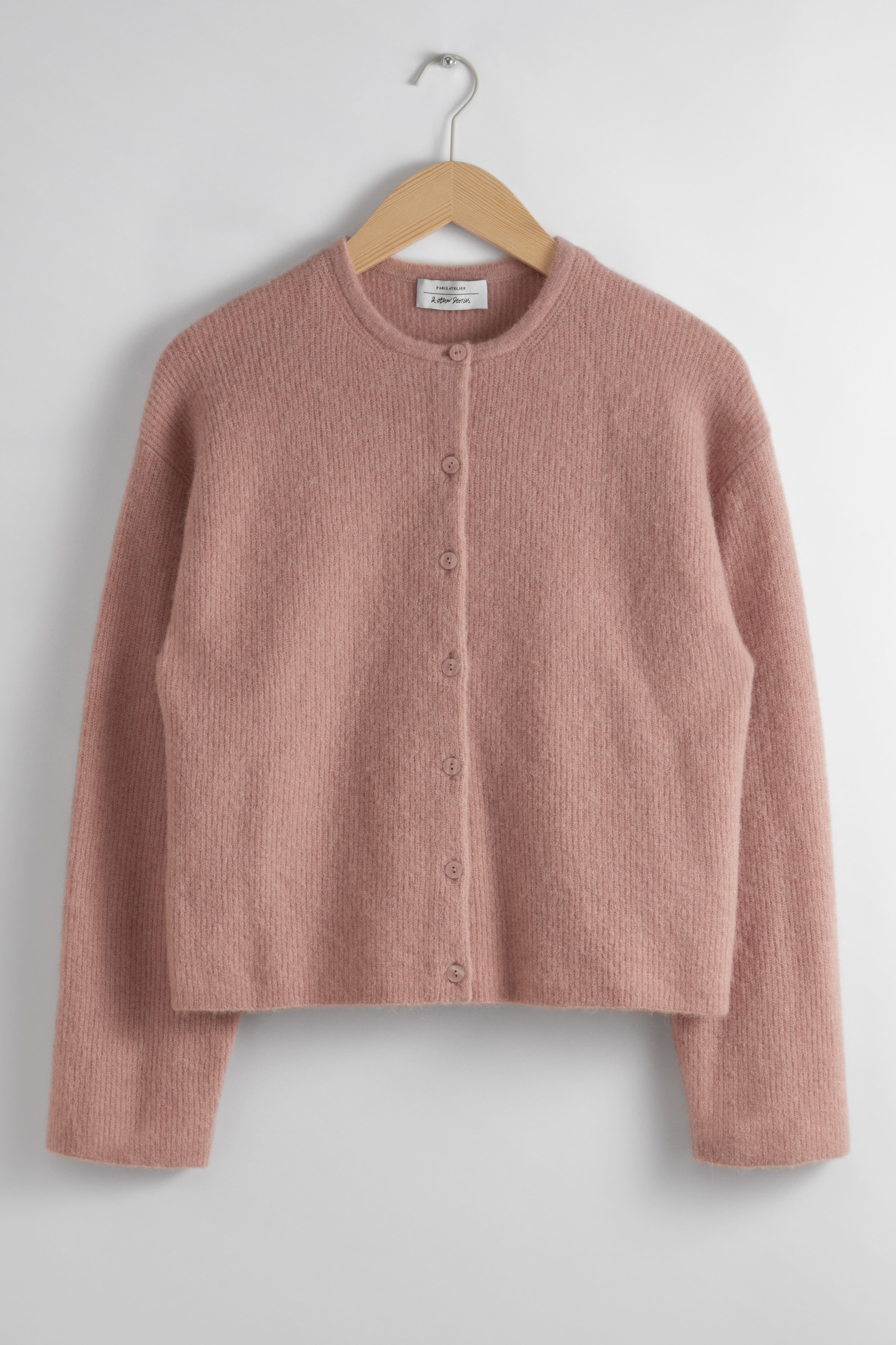 H&M Alpaca-Blend Knitted Cardigan - Blanco - MUJER