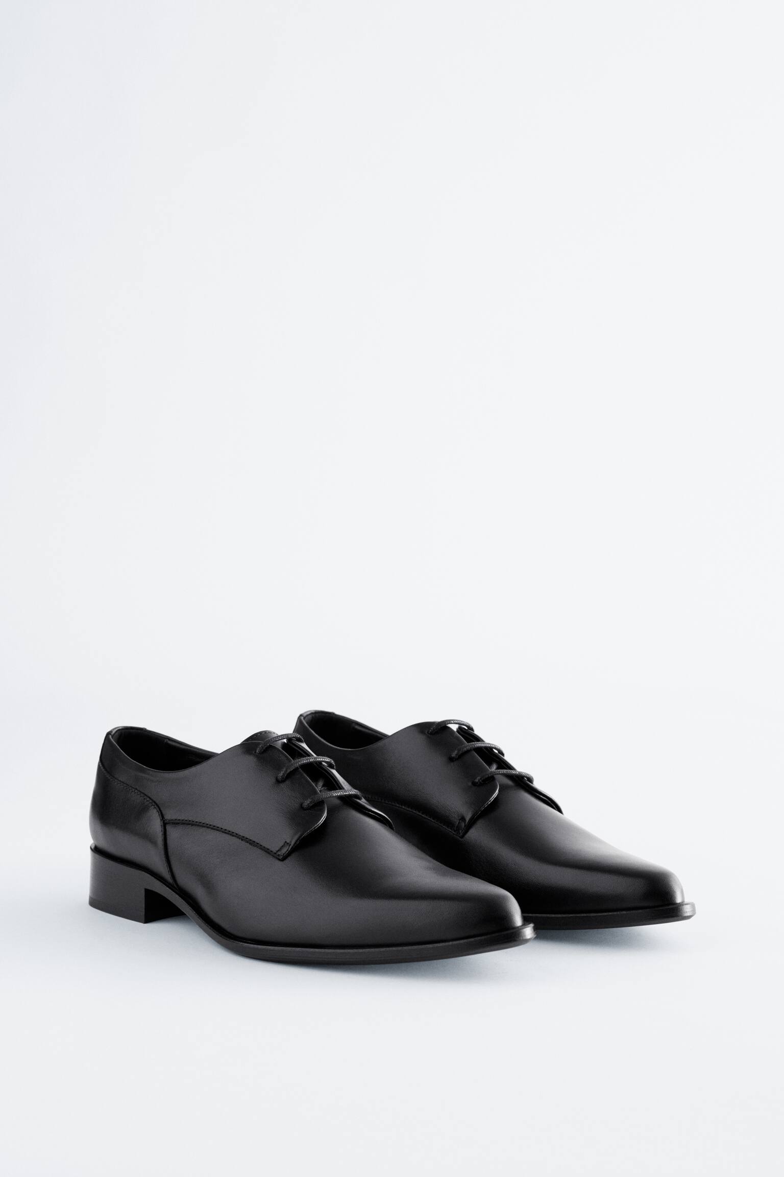 Leren Derby-schoenen - Zwart - 7