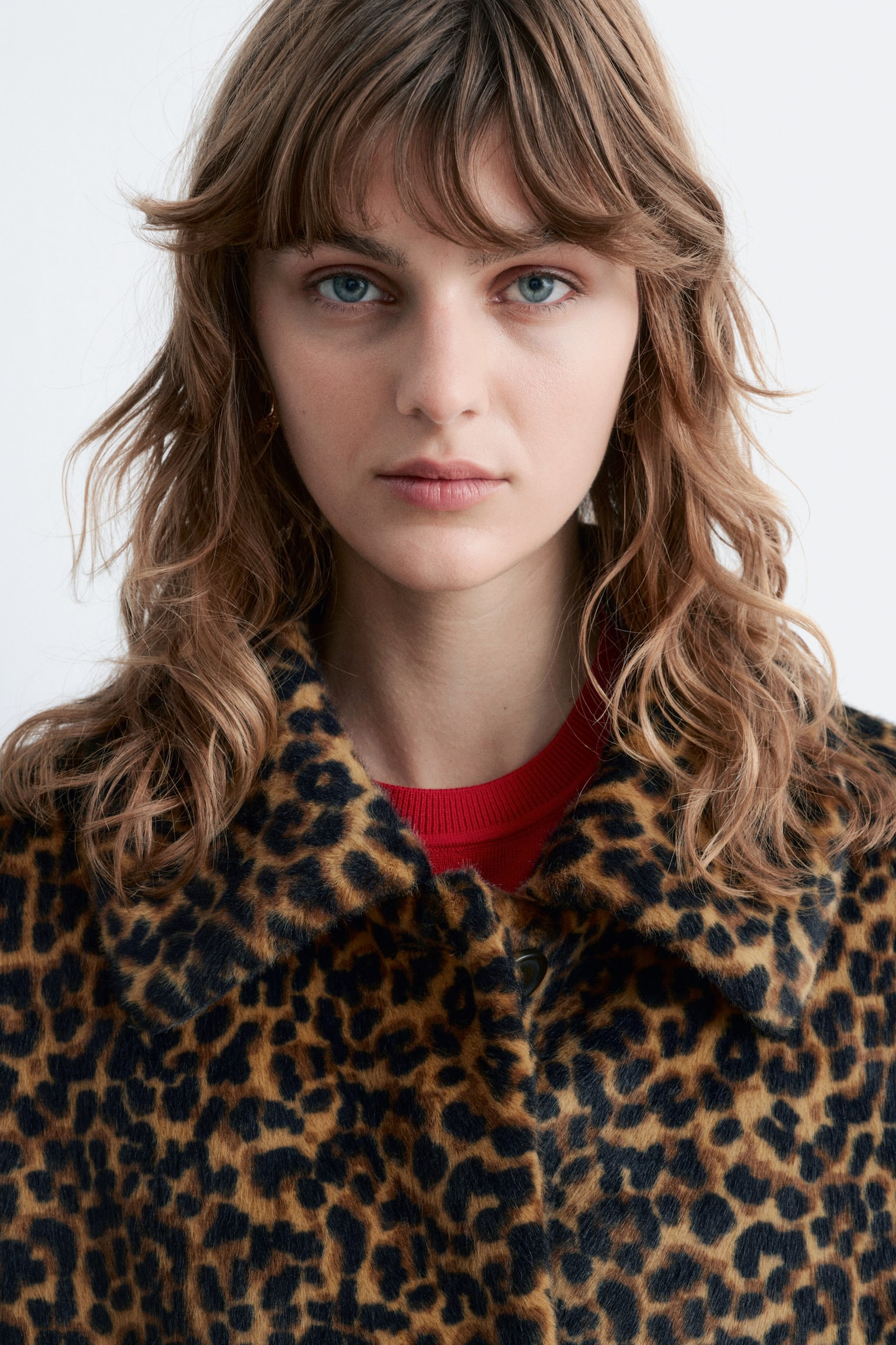 Kunstpelzmantel mit Leopardenmuster - Leopardenmuster - 9