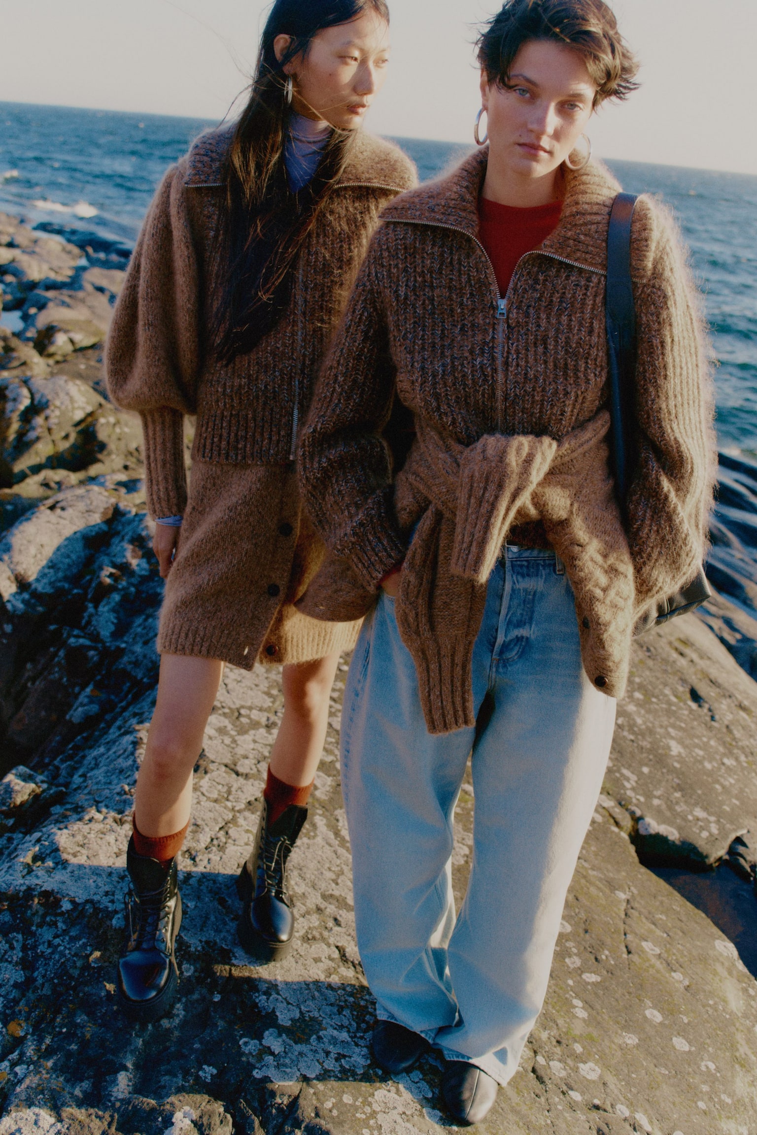 Jeans mit Barrel-Bein - Hellblau/Helles Khaki/Weiß/Dunkelblau/Rostbraun/Mittelblau/Khaki - 6