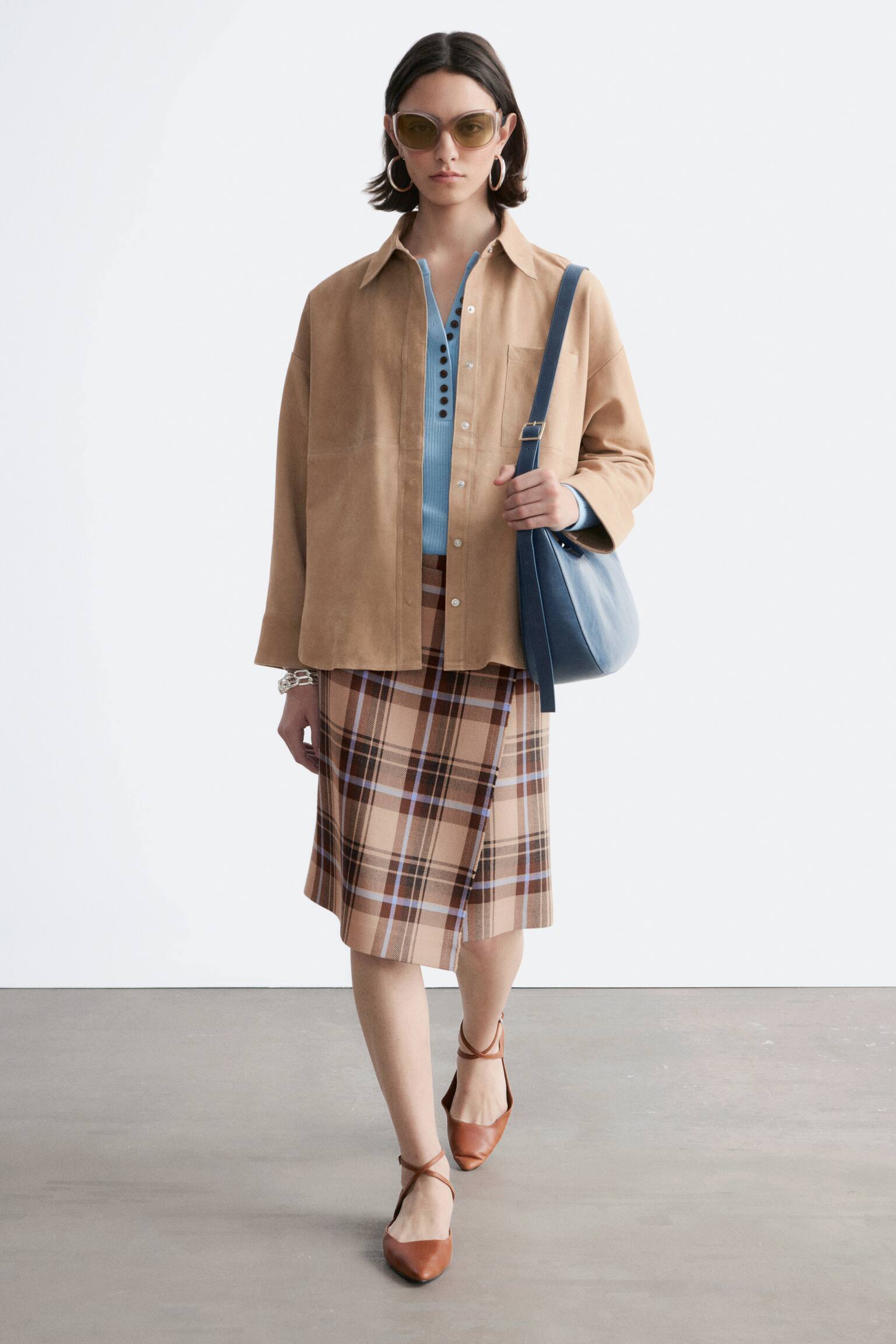 Suède overhemd - Beige - 7