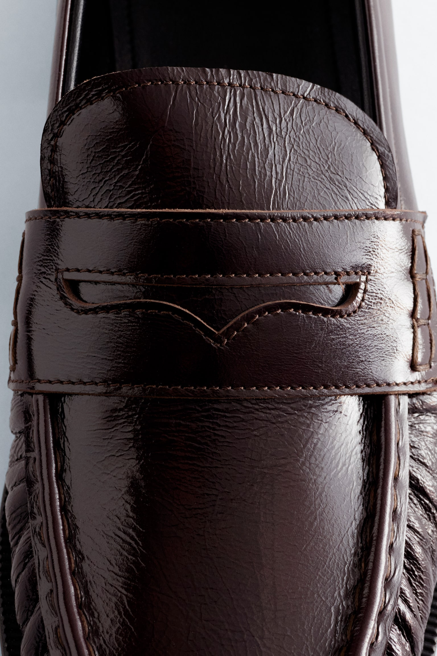 Μοκασίνια Penny - Σκούρο Καφέ/Μπεζ/Μαύρο/Καφέ/Ανοιχτό Γκρι - 4