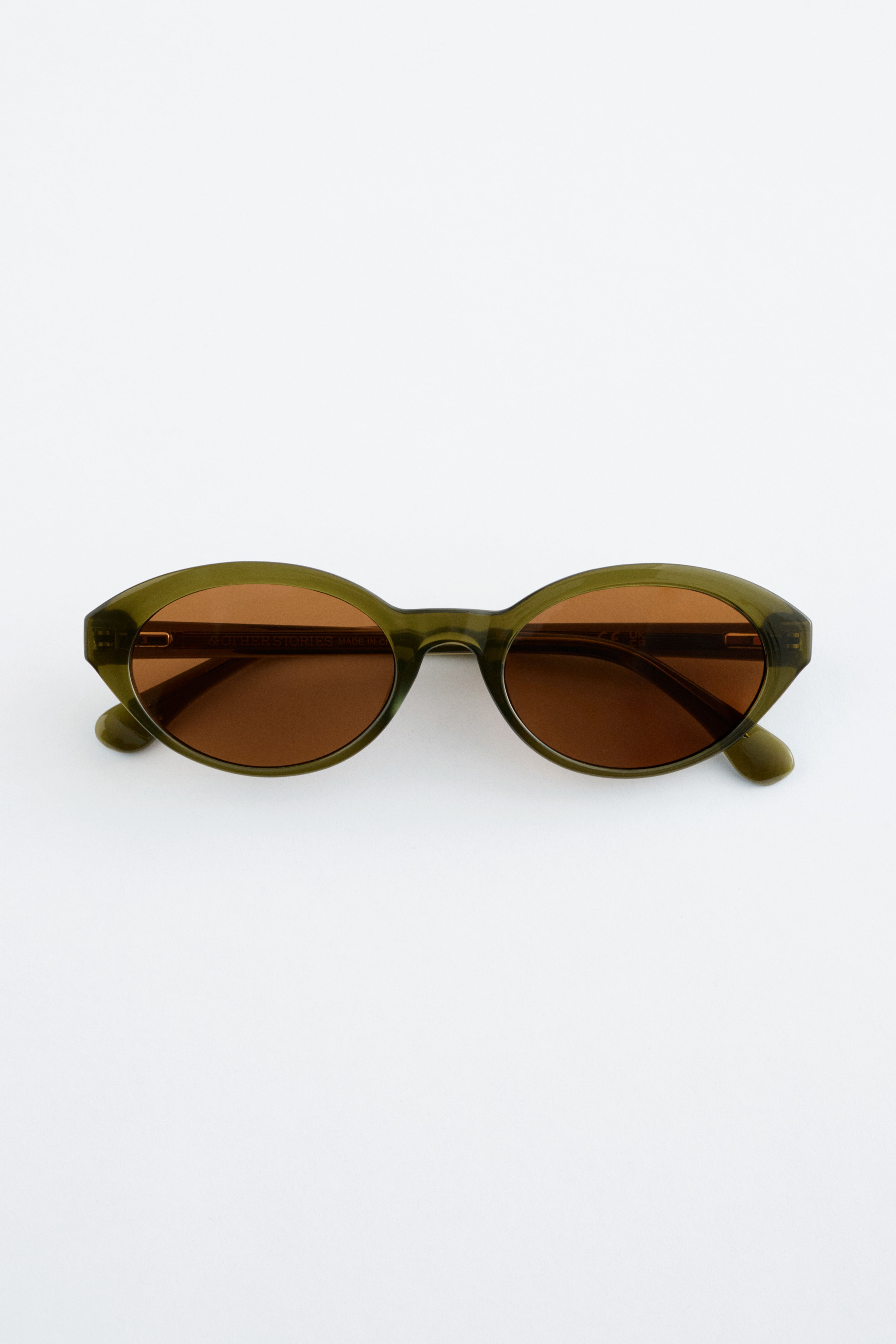 Zonnebril met ovaal montuur - Groen/Bruin/schildpadmotief/Zwart/Bruin