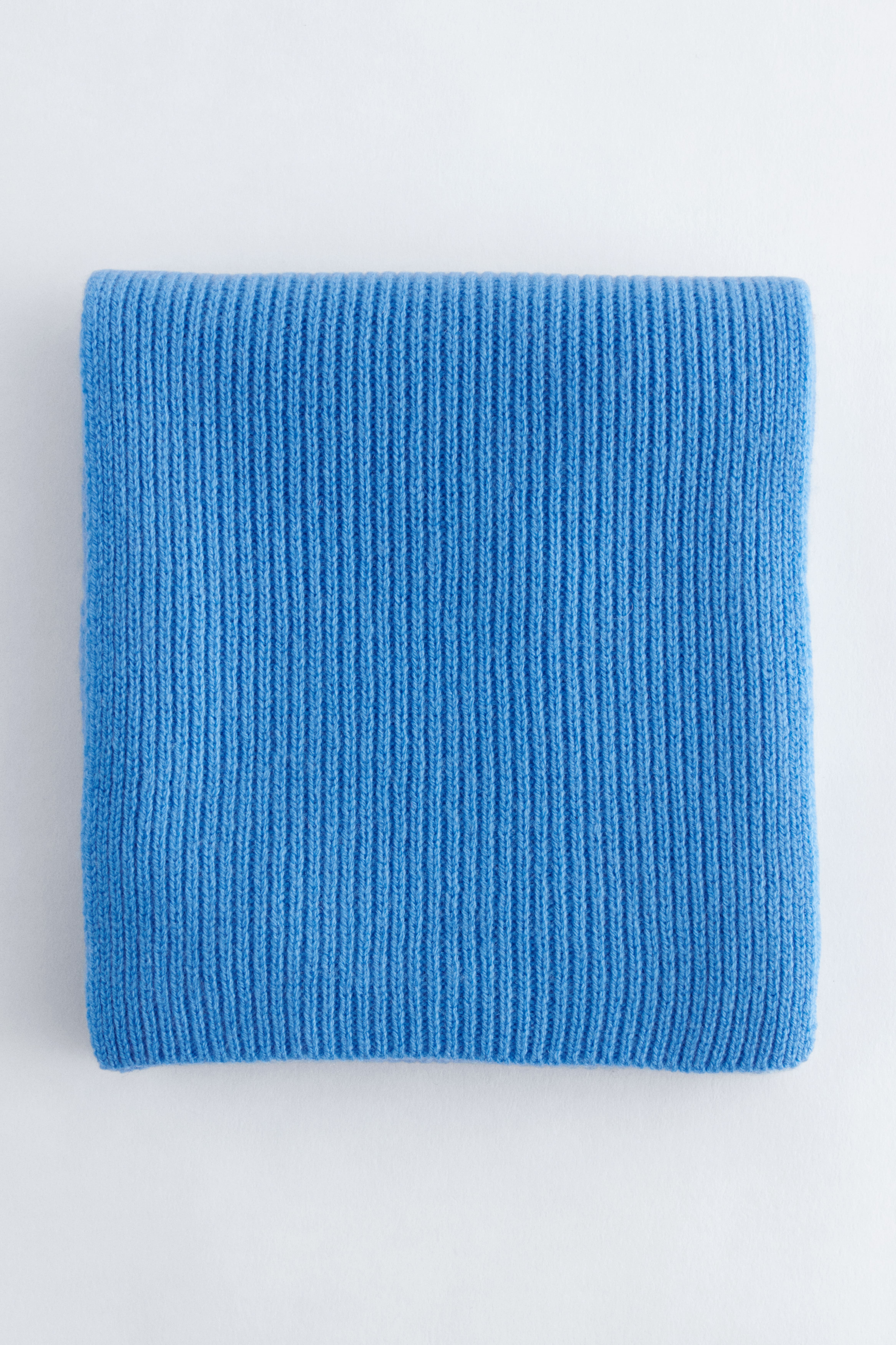 Hooded Wool Scarf - Albastru/Burgundy