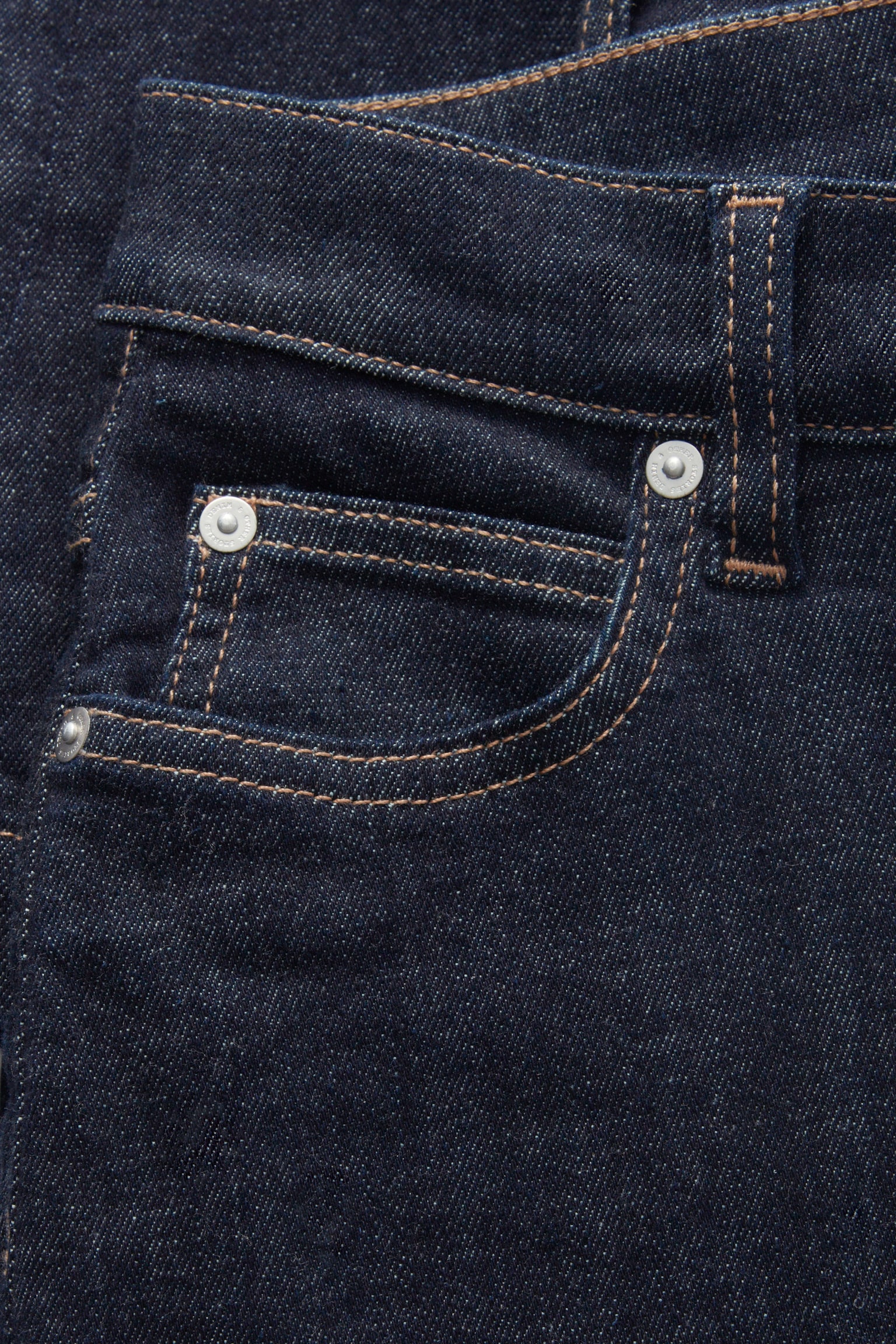 Flared Jeans - Mid-Blue/Washed Black - 2