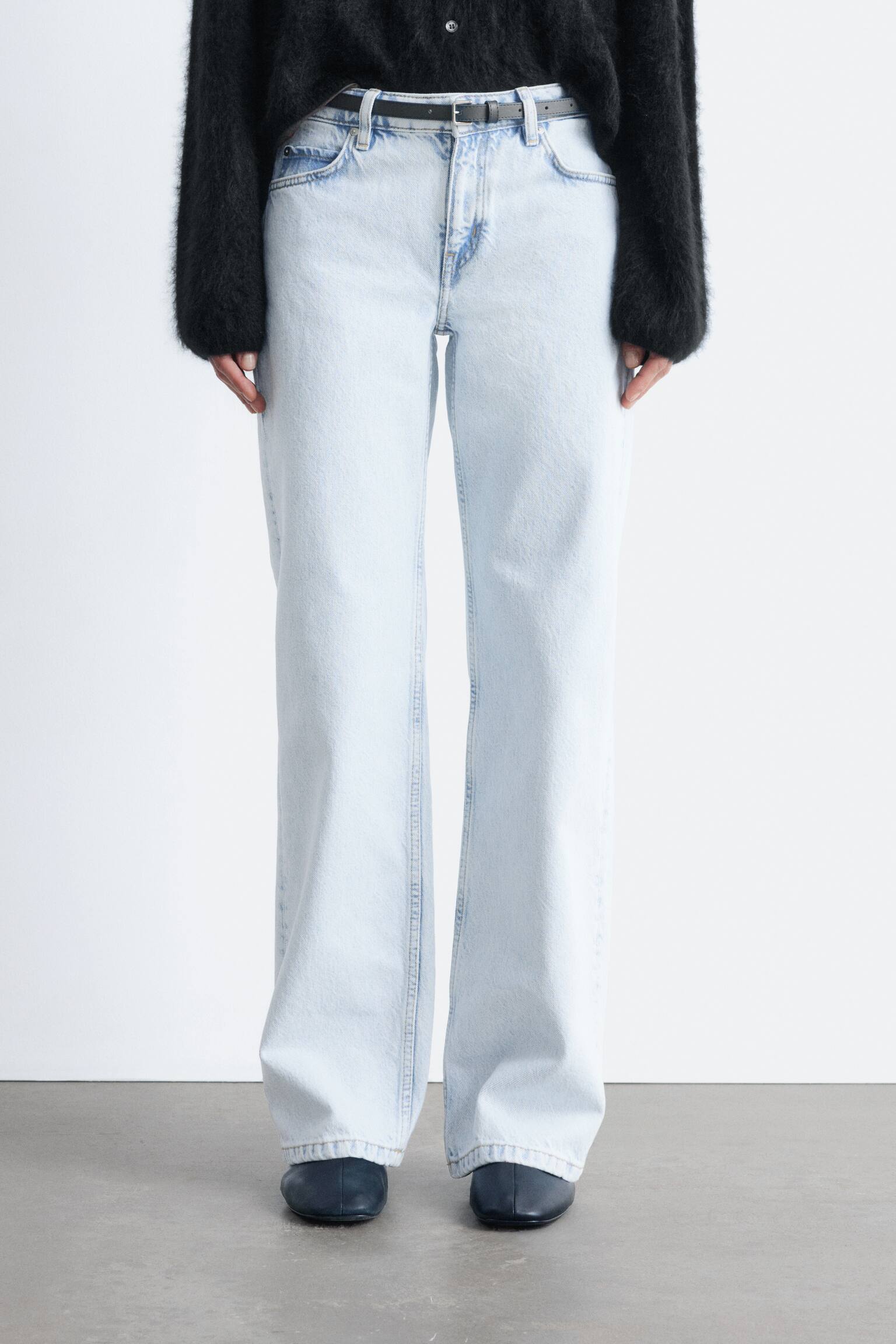 Jeans mit geradem Bein - Hellblau - 4