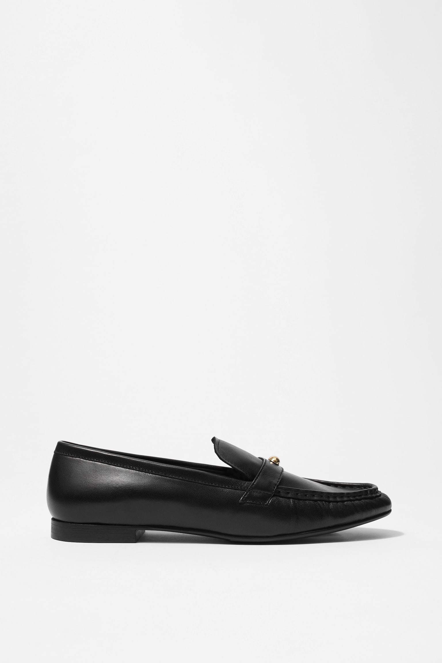 Classic Leather Loafers - Black/Leopard - 2