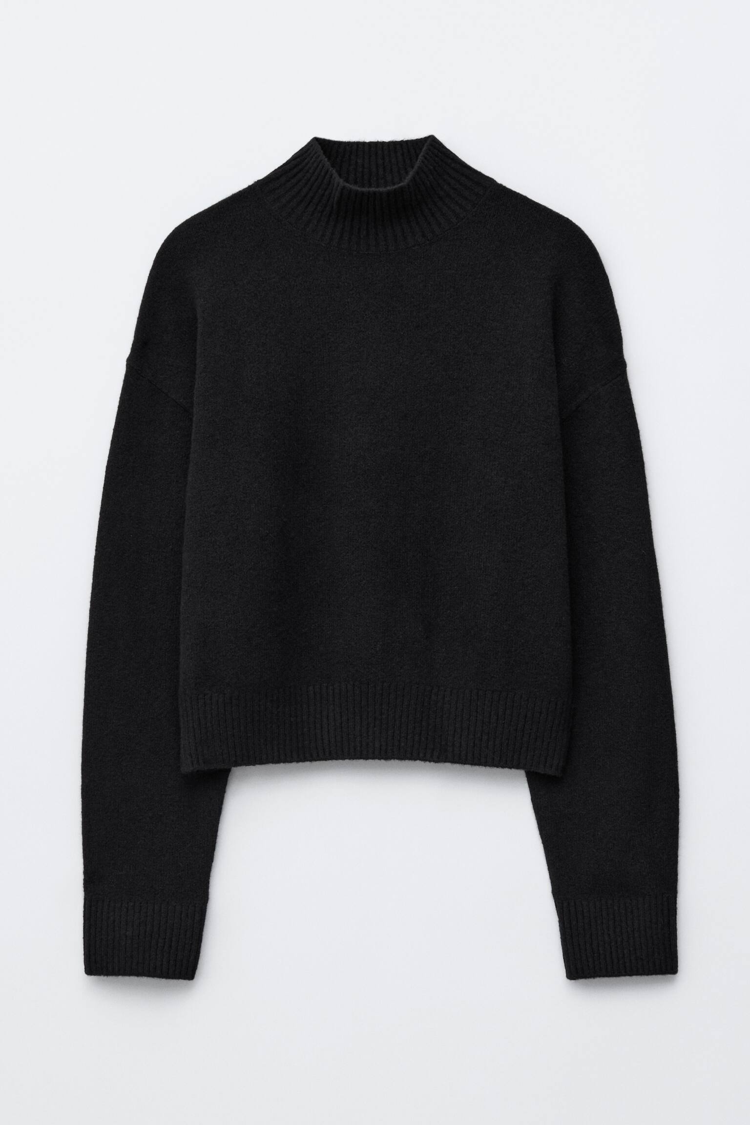 Jumper med turtleneck - Sort/Mørk gråbrun/Pink/Klar blå/Knaldrød - 2
