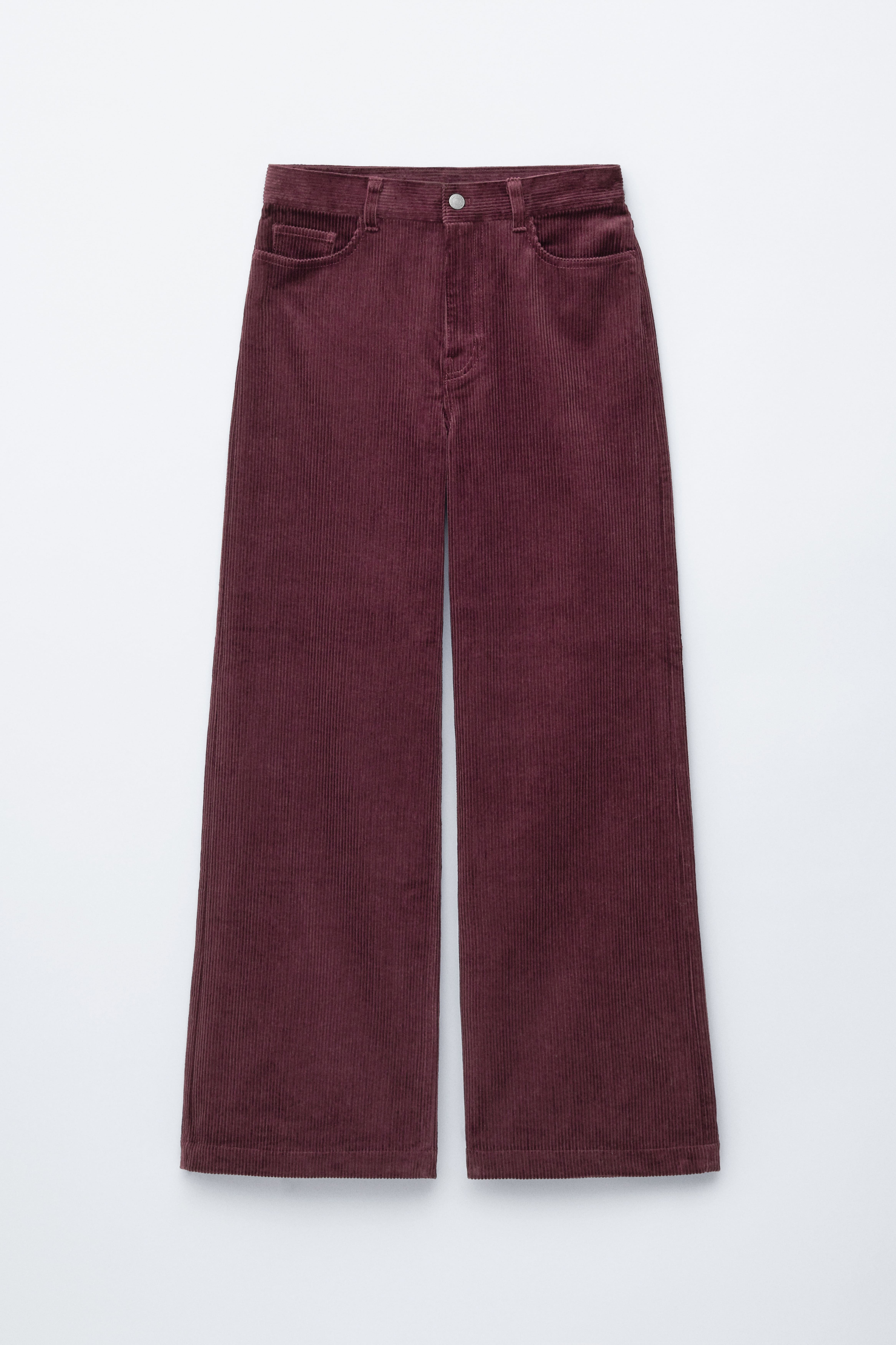 Pantaloni a gamba larga in velluto a coste - Rosso scuro/Talpa/Crema/Marrone medio/Marrone scuro
