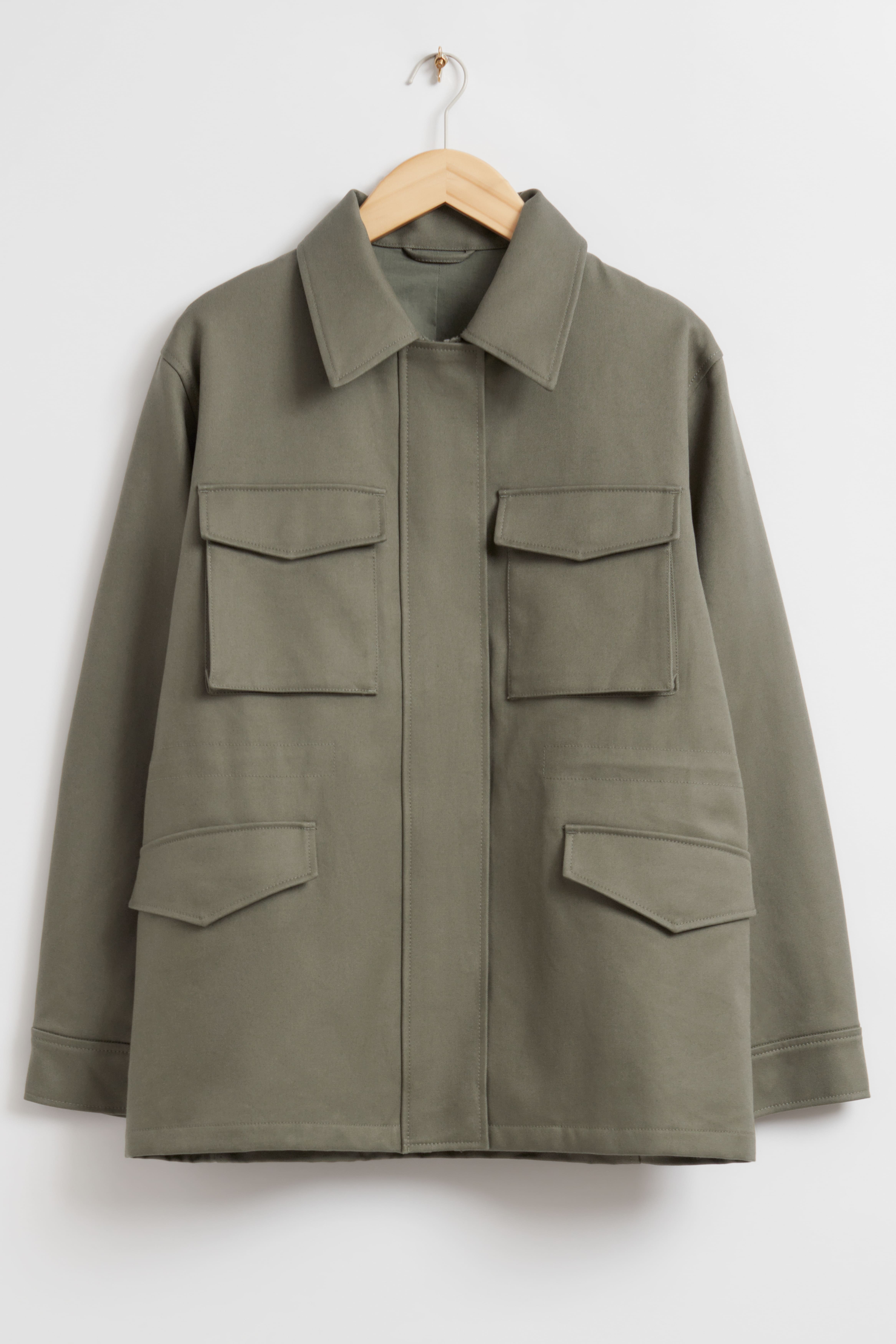 Green utility coat best sale