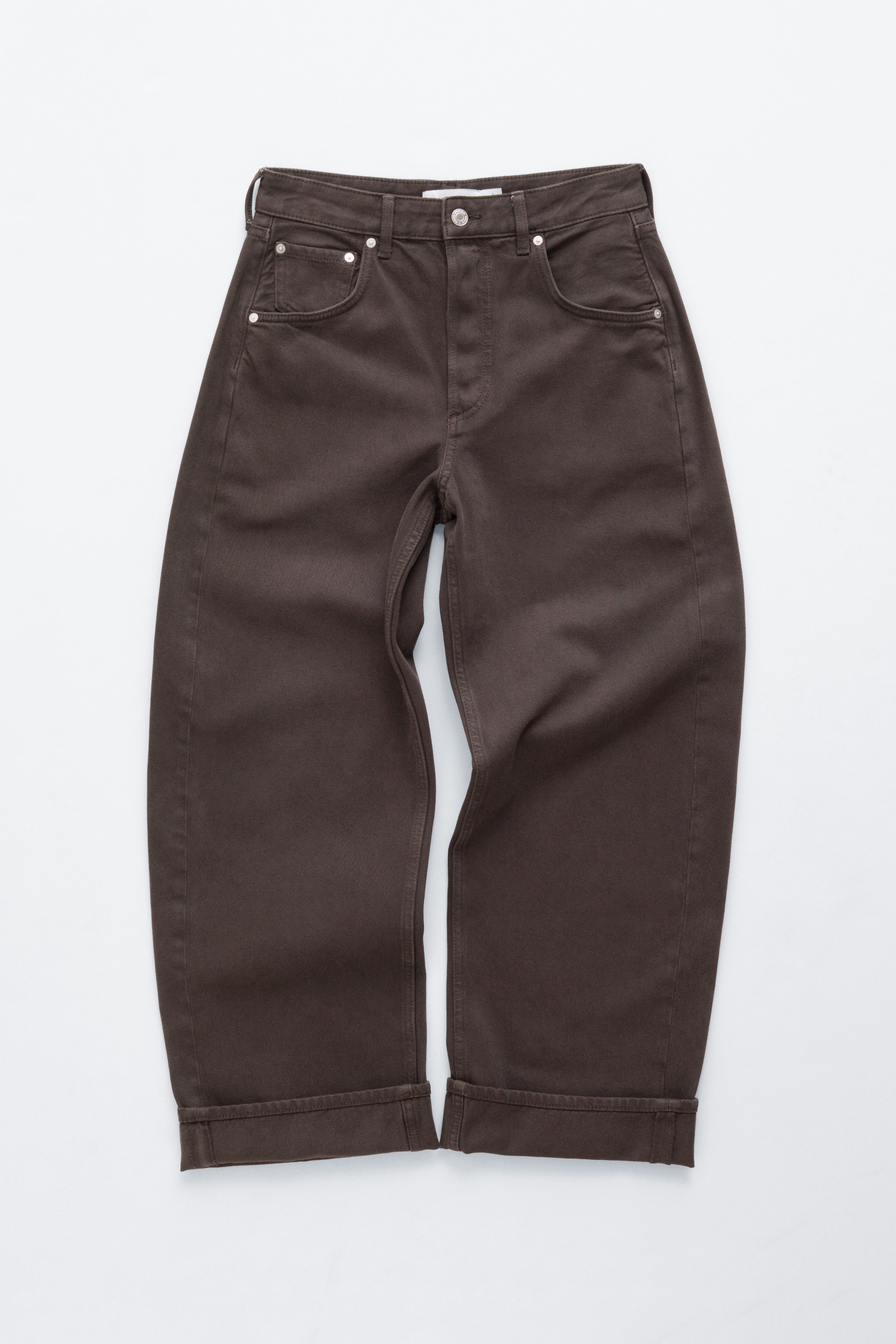 Jeans barrel - Marrone scuro/Blu scuro/Kaki chiaro/Azzurro/Marrone ruggine/Verde kaki/Nero/Blu medio