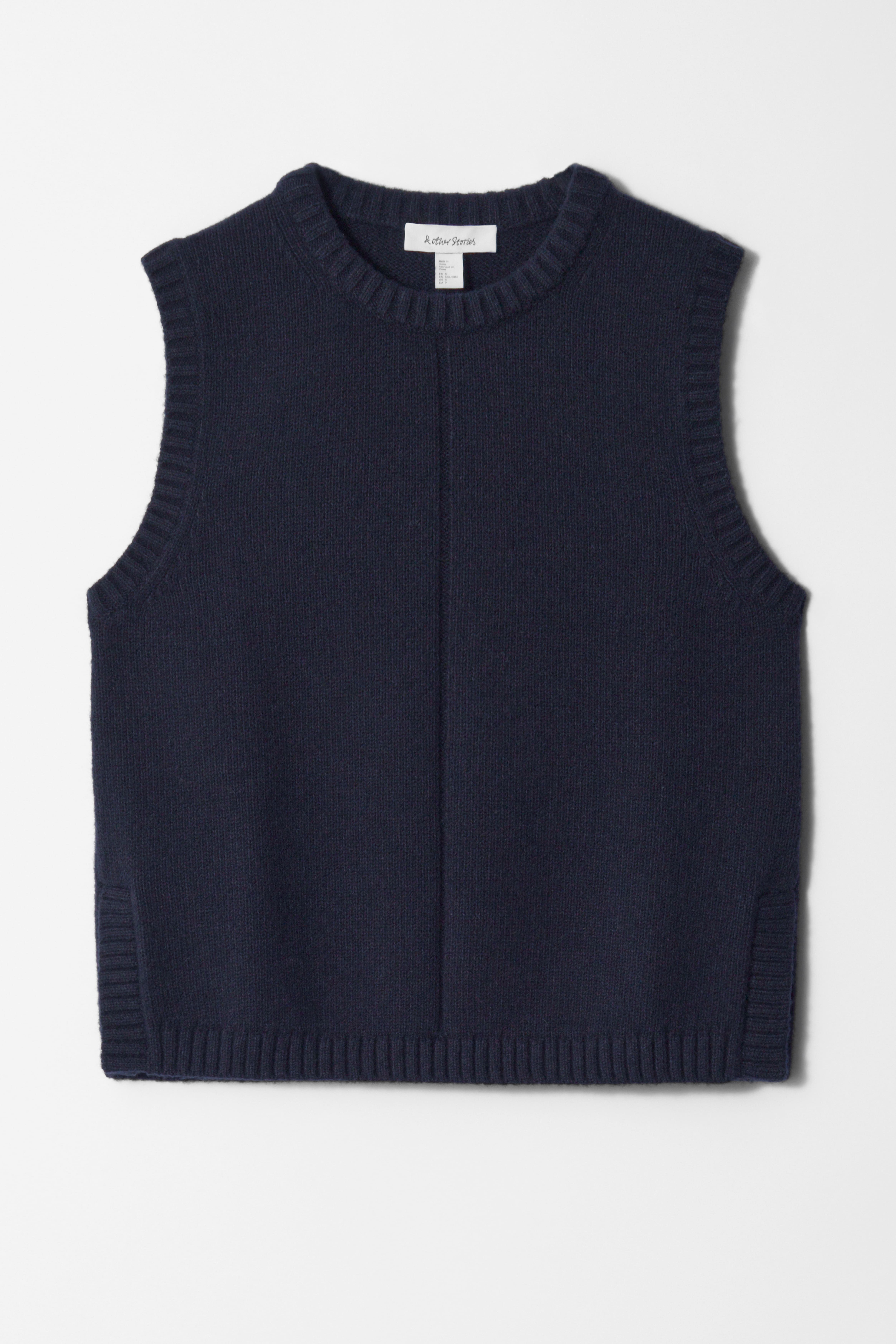 Strickpullunder - Navyblau/Dunkelgrau