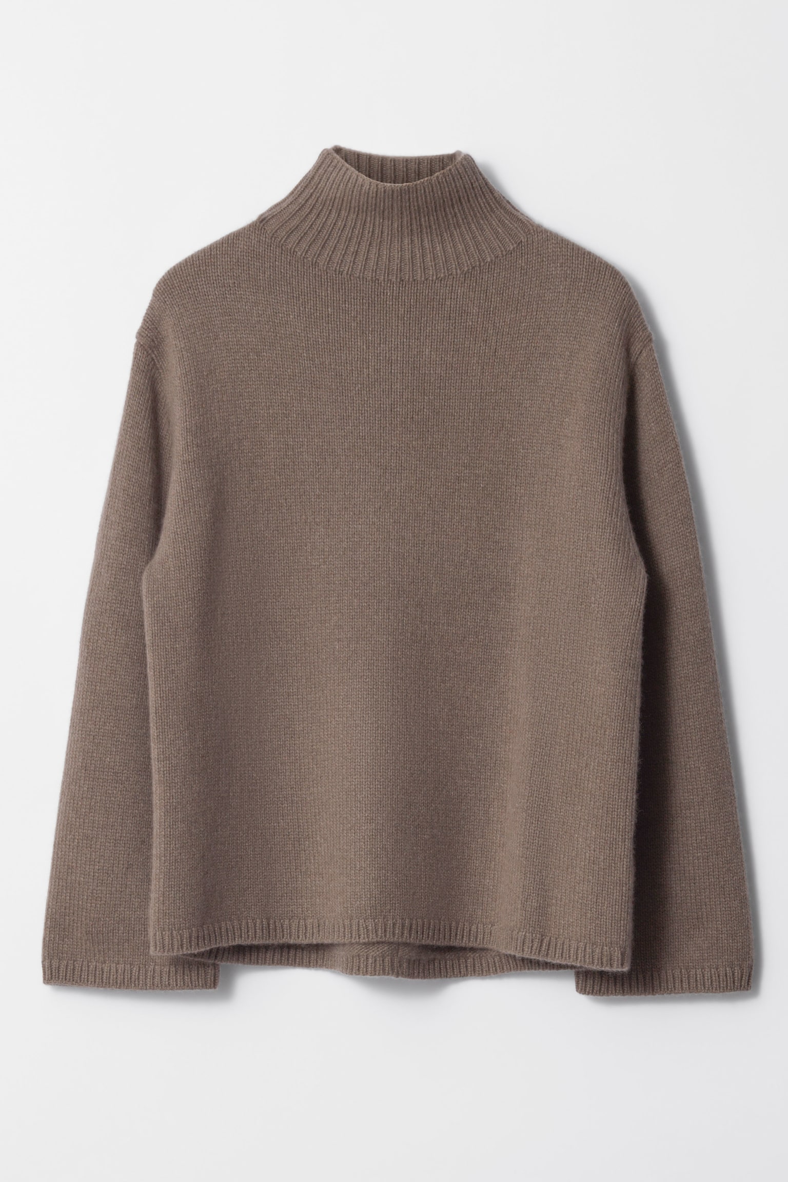 Cashmere-Blend Turtleneck Jumper - Mole/Navy - 2