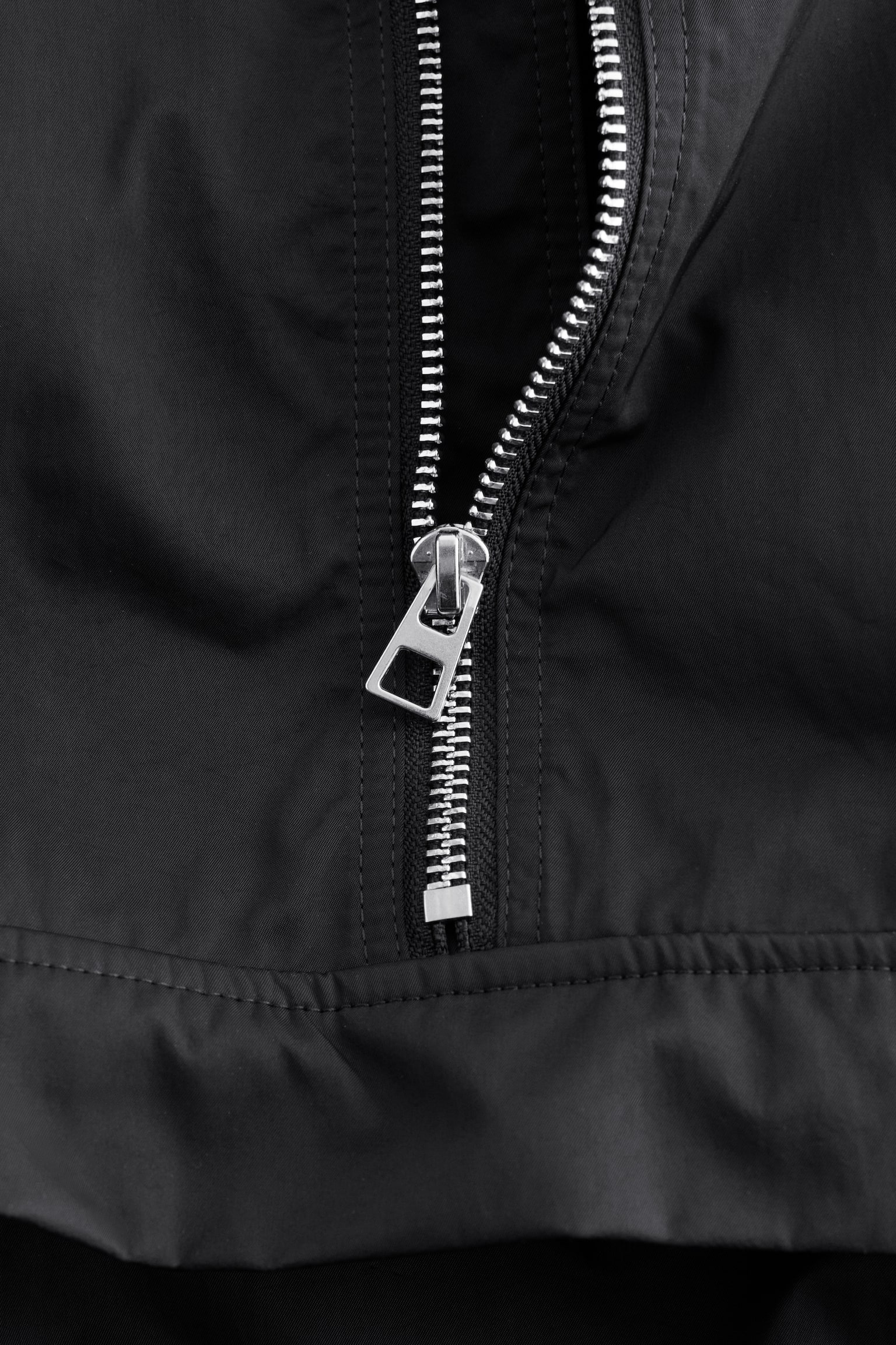 Anorak con cappuccio - Nero/Arancione - 3