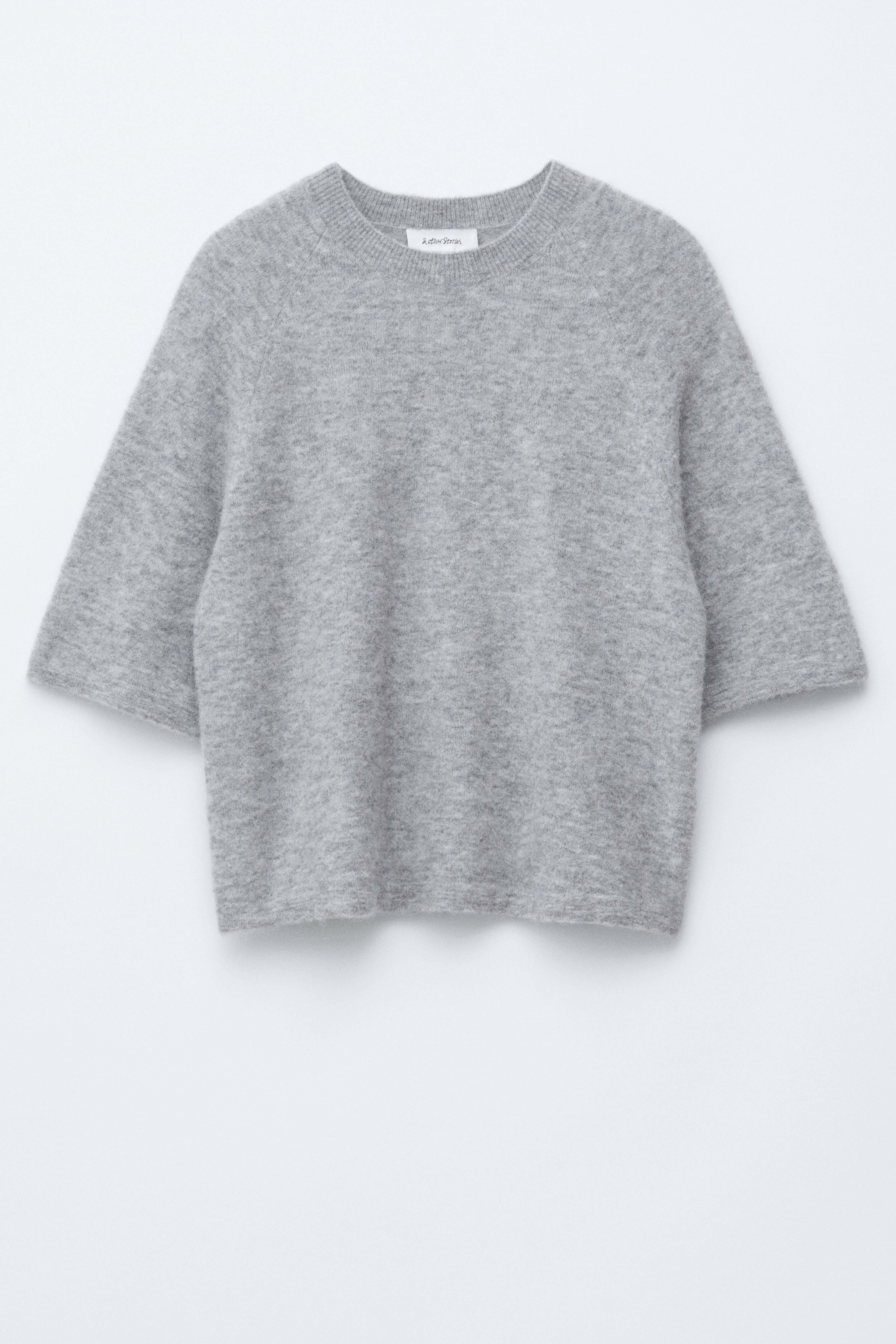 Maglia in misto alpaca - Grigio/Beige/Talpa/Bordeaux