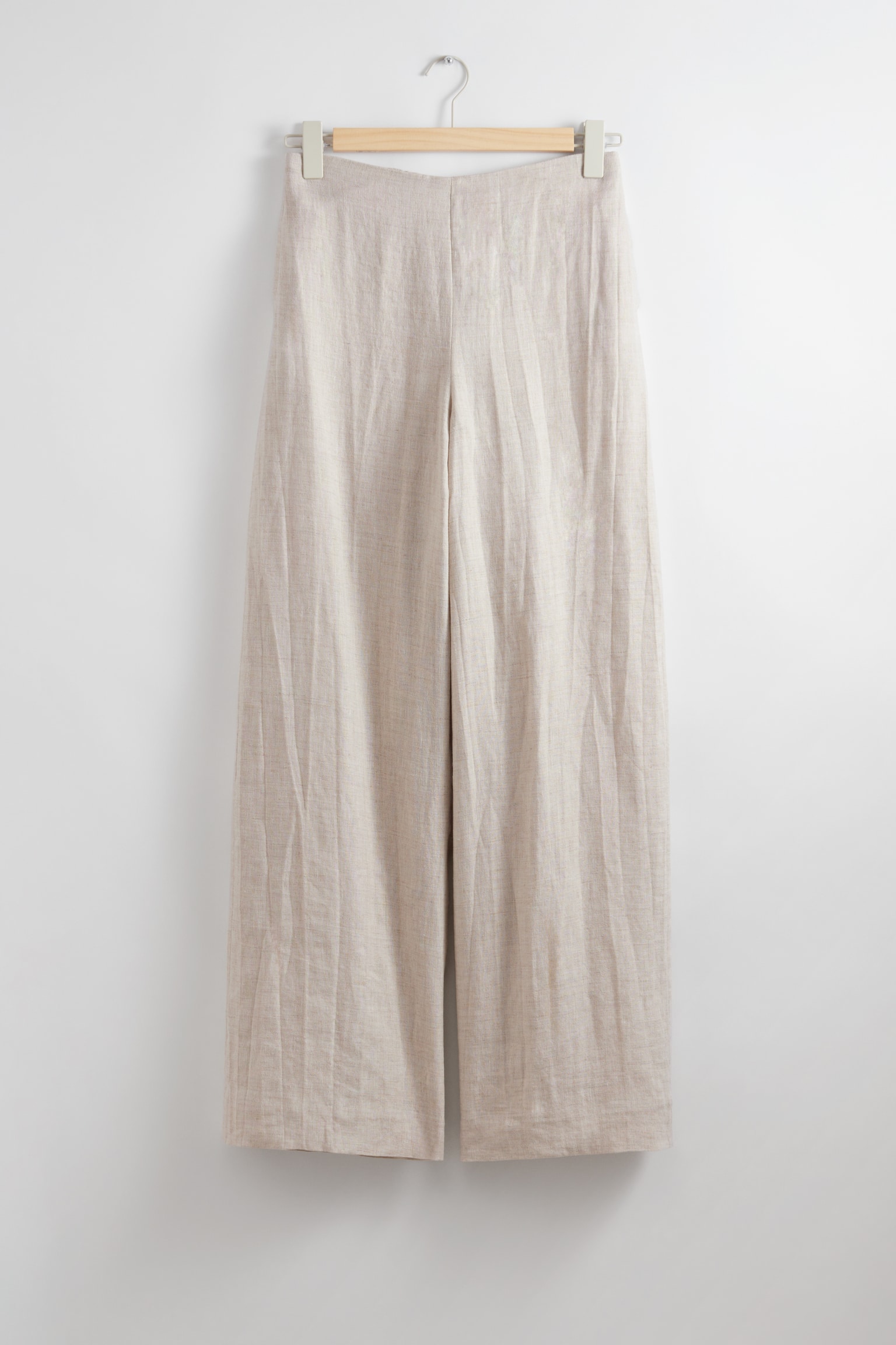 Breezy High-Waist Trousers - Wheat - 2