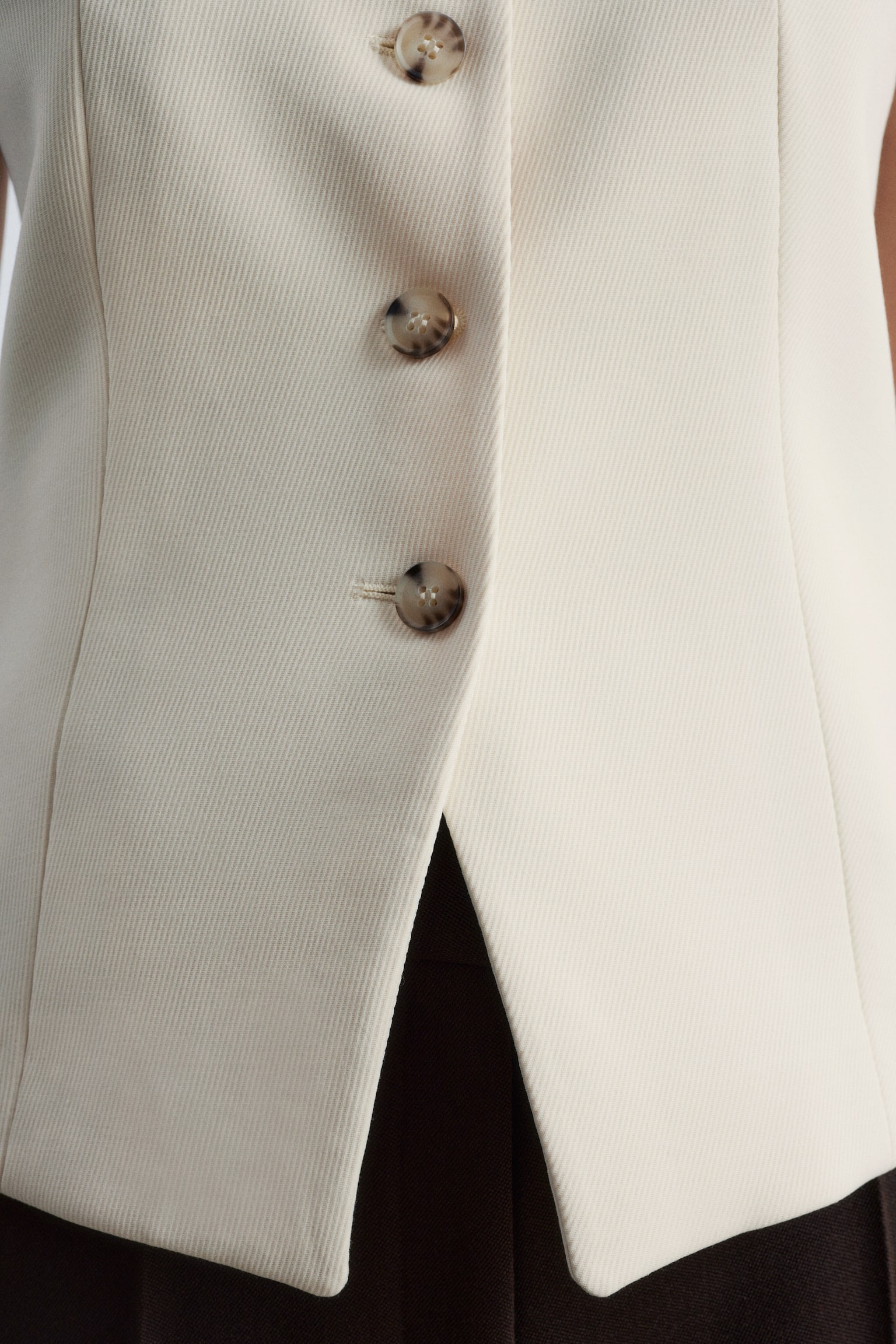 елек по мярка - Кремав/Тъмнокафяво - 7