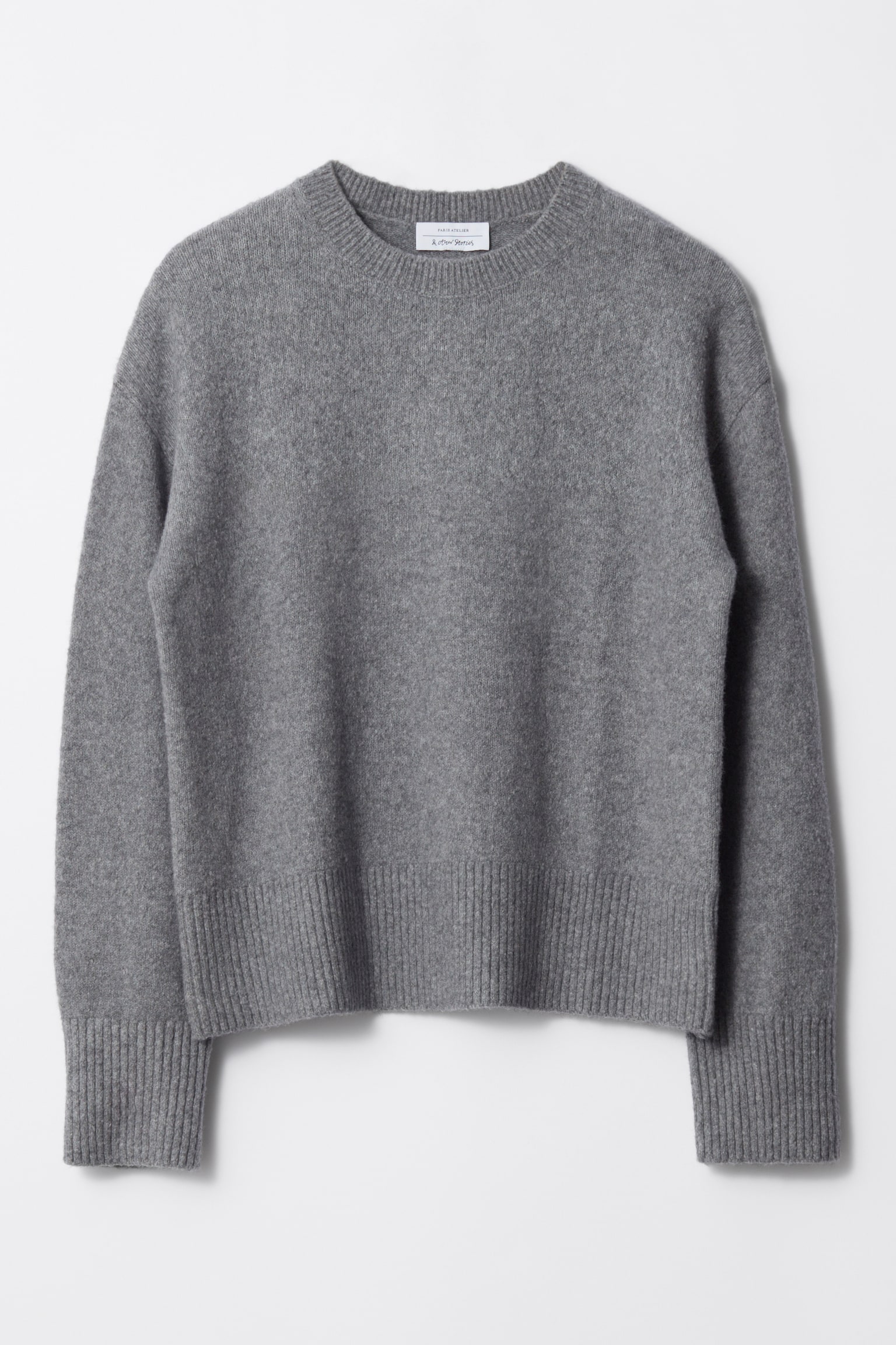 Relaxed Knit Jumper - Grey Melange/White/Red/Black/Pale Green/Green/Khaki/Navy/Bright Blue/Mole/Dark Green/Bright Pink/Mint - 2