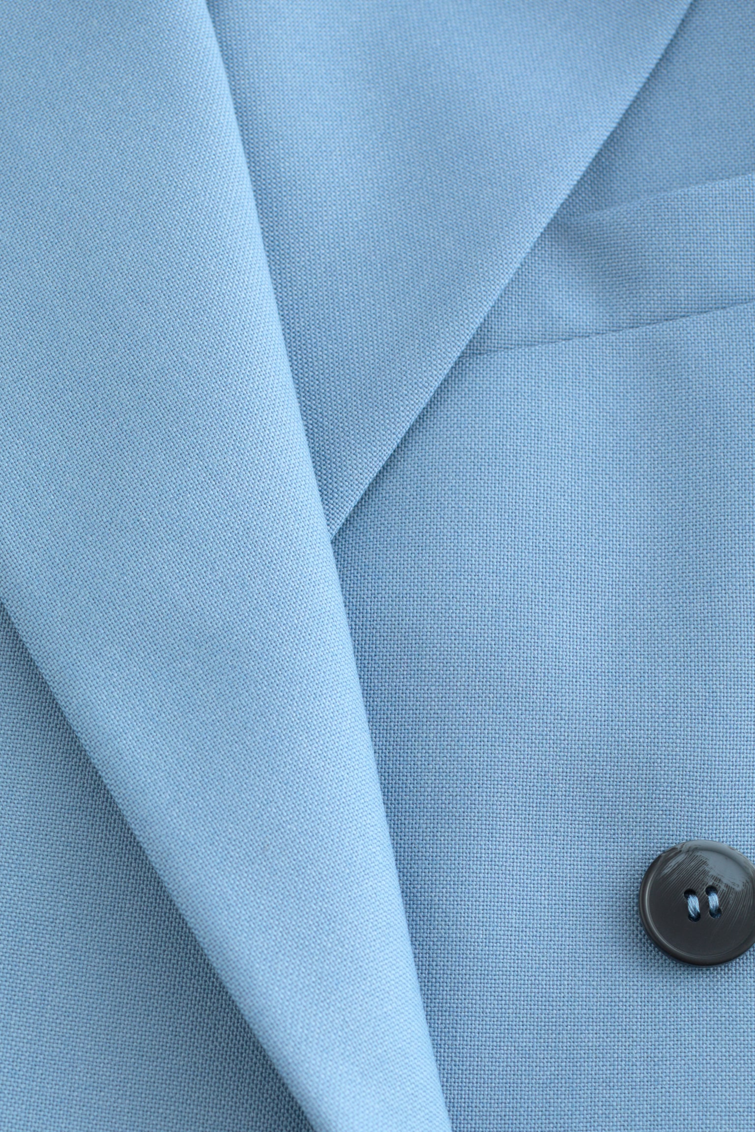 Double-breasted blazer van wol - Hemelsblauw - 7