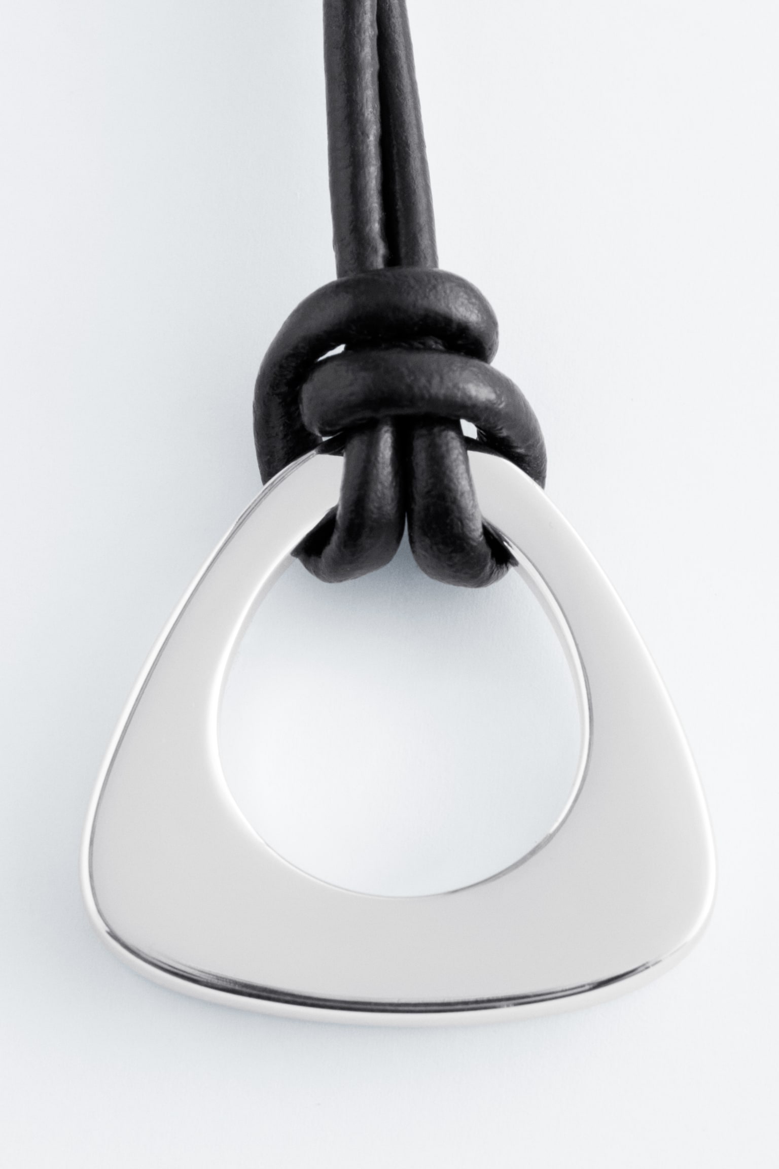 Naszyjnik z wisiorkiem - Srebrny - 2