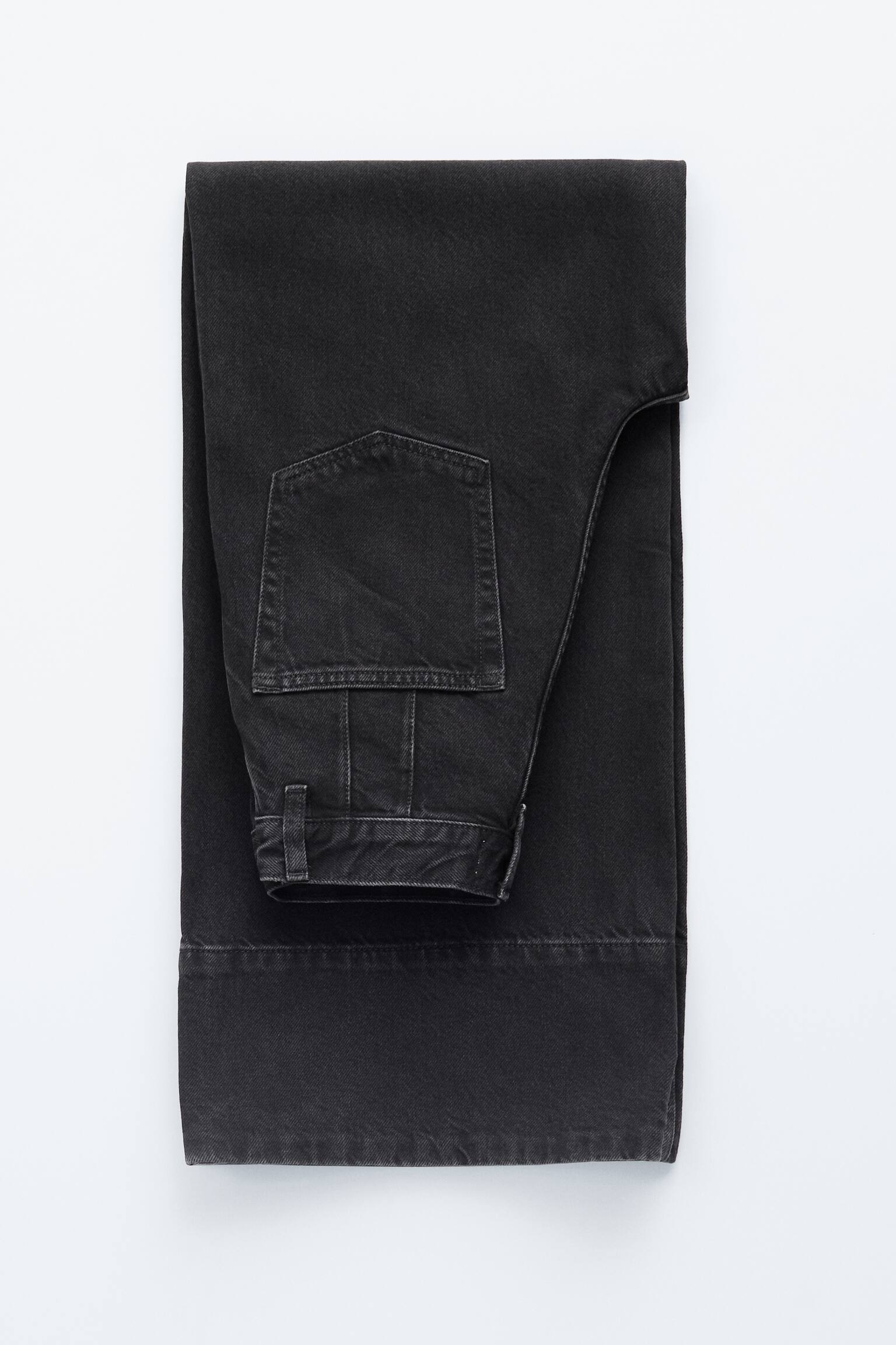 Jeans mit weitem, langem Bein - Verwaschenes Schwarz/Blau - 3