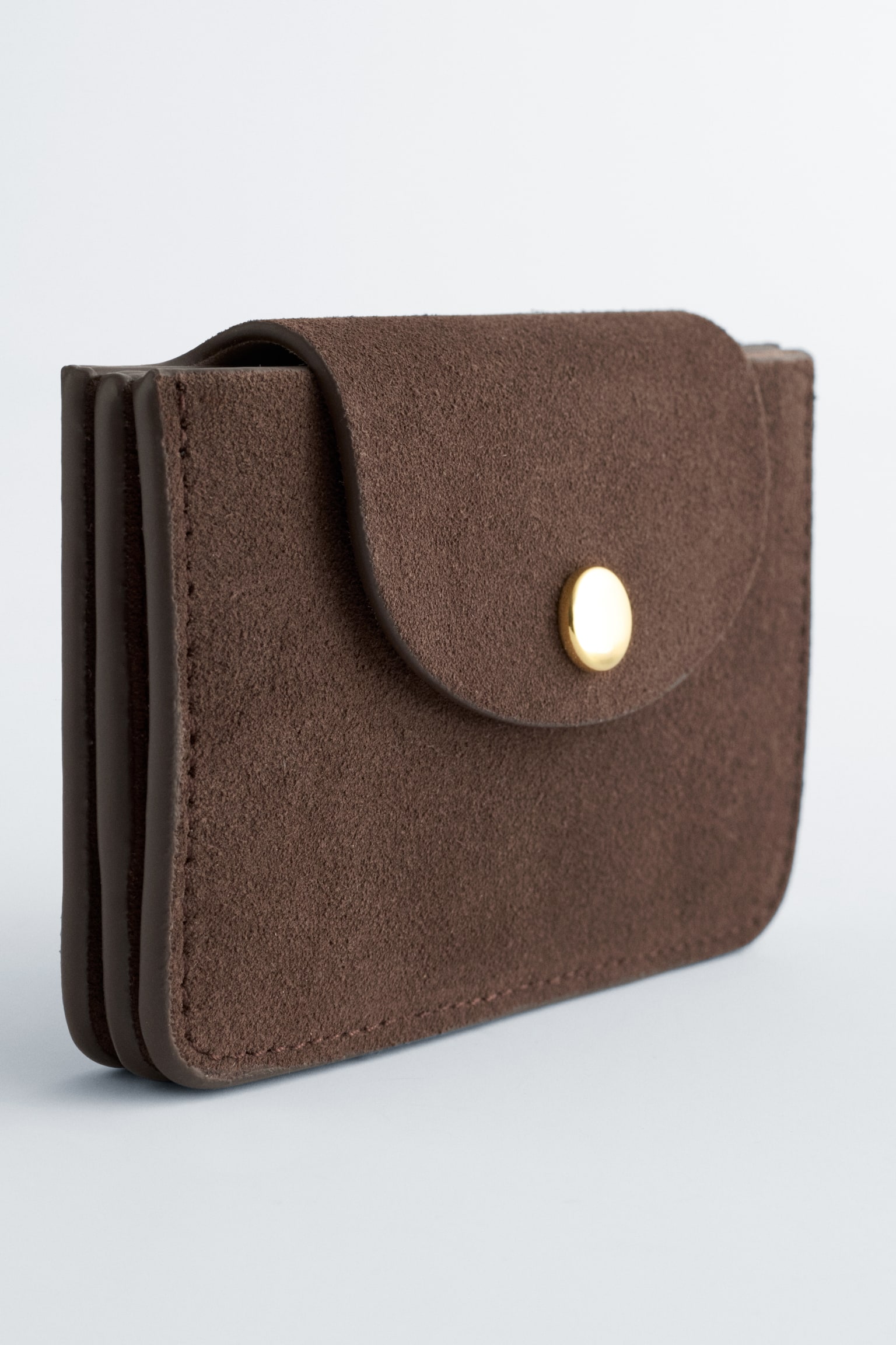 Liten kortholder - Brun/Lyserosa/Mørk beige - 3