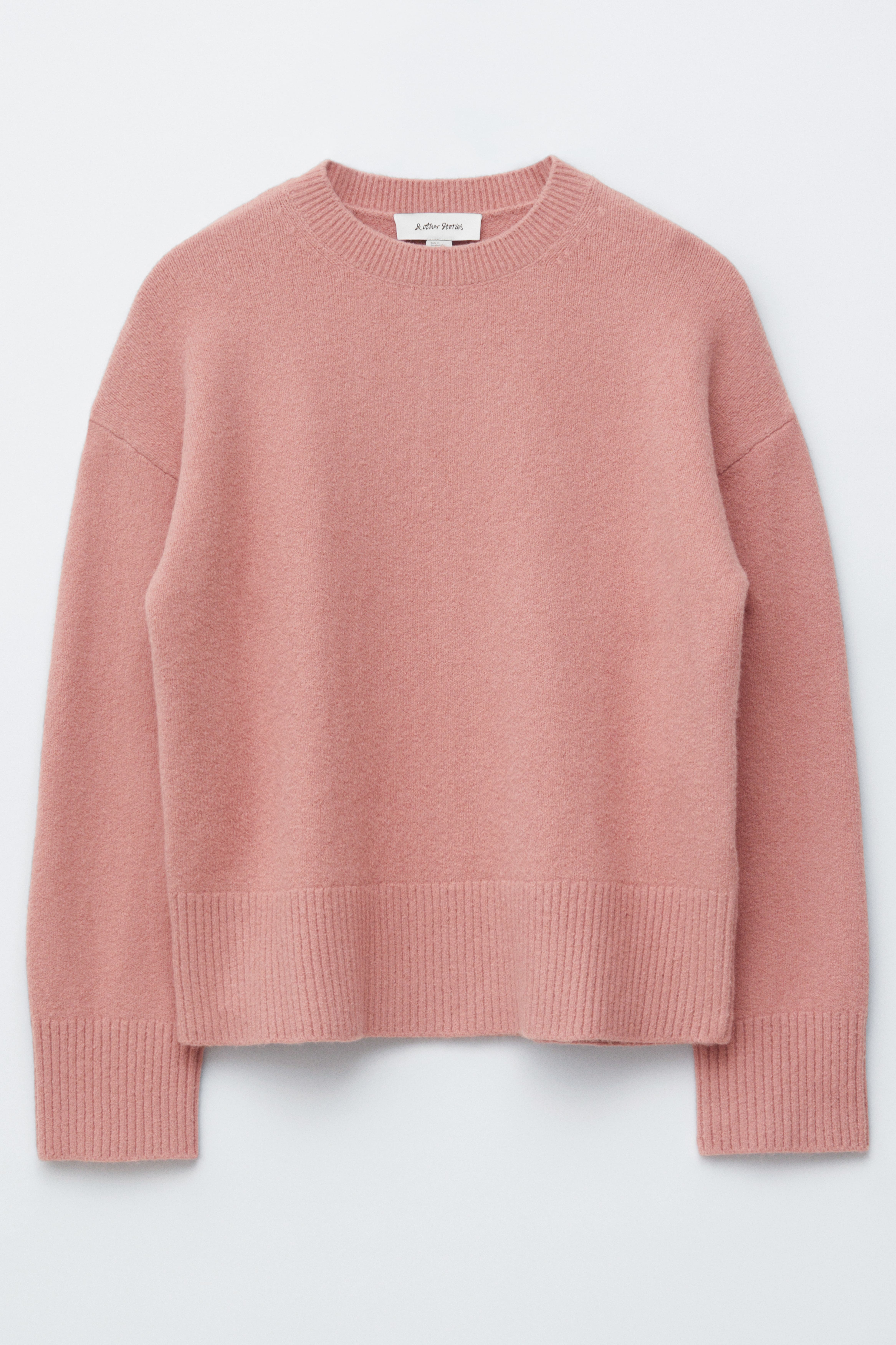 Relaxed Knit Jumper - Dusty Pink/Dark Blue/Dark Brown/Dark Red/White/Mole/Mole Beige/Black/Grey Melange