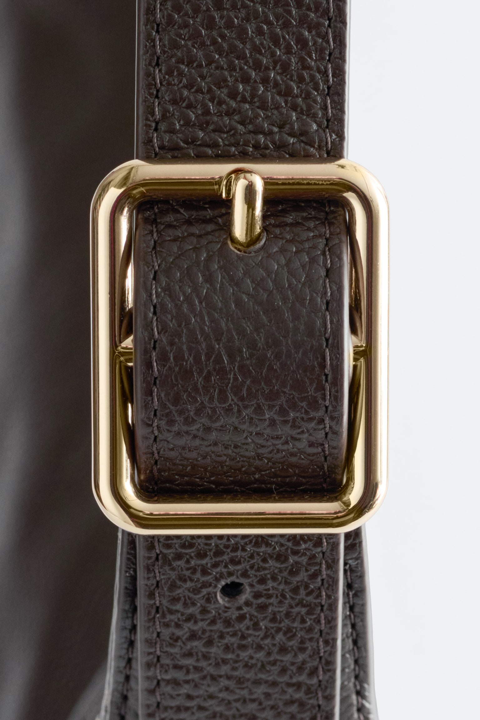 Umhängetasche aus Leder - Dunkelbraun/Leder/Beigefarbenes Veloursleder/Dusty Blue Leather - 6