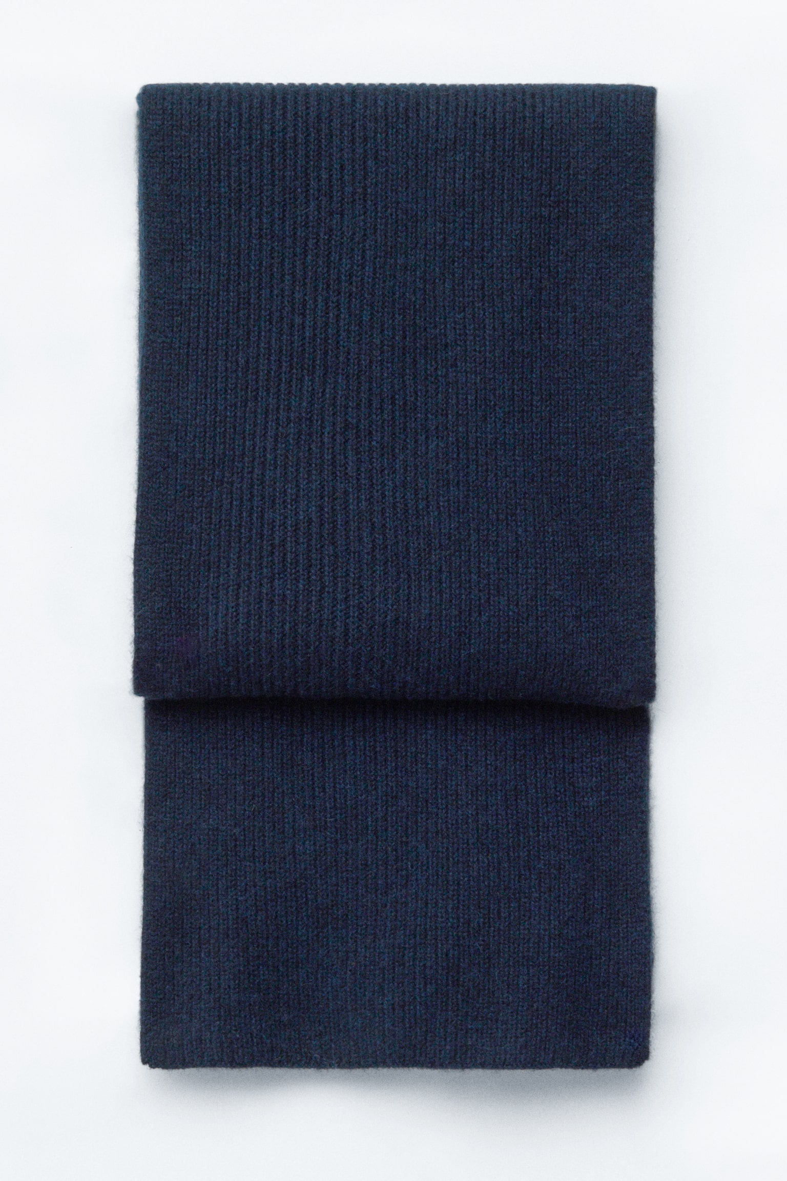 Sciarpa in cashmere - Blu navy/Nero/Verde