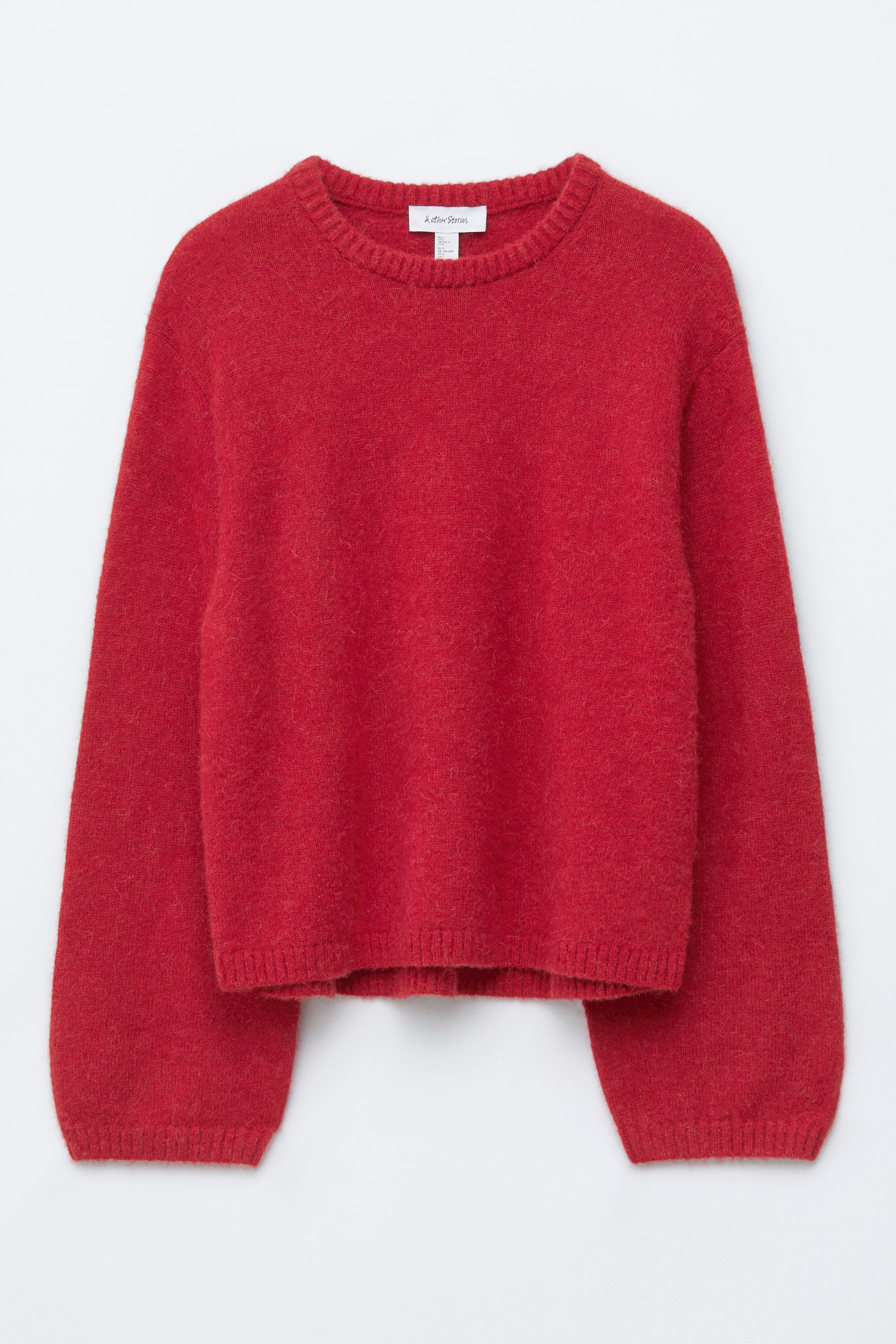 Maglione in misto alpaca - Rosso/Giallo/Blu scuro/Talpa