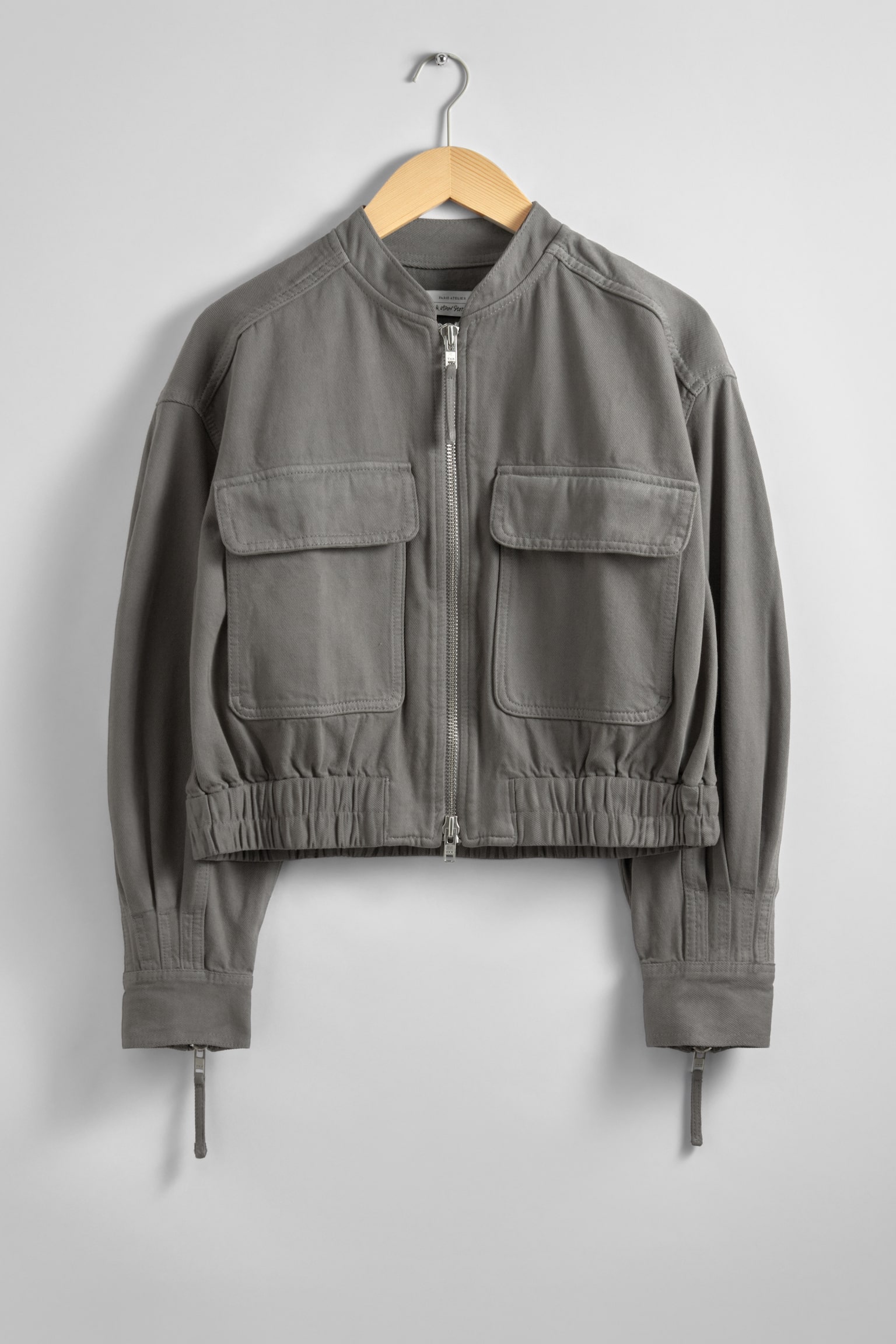 Boxy Utility Jacket - Grey - 2