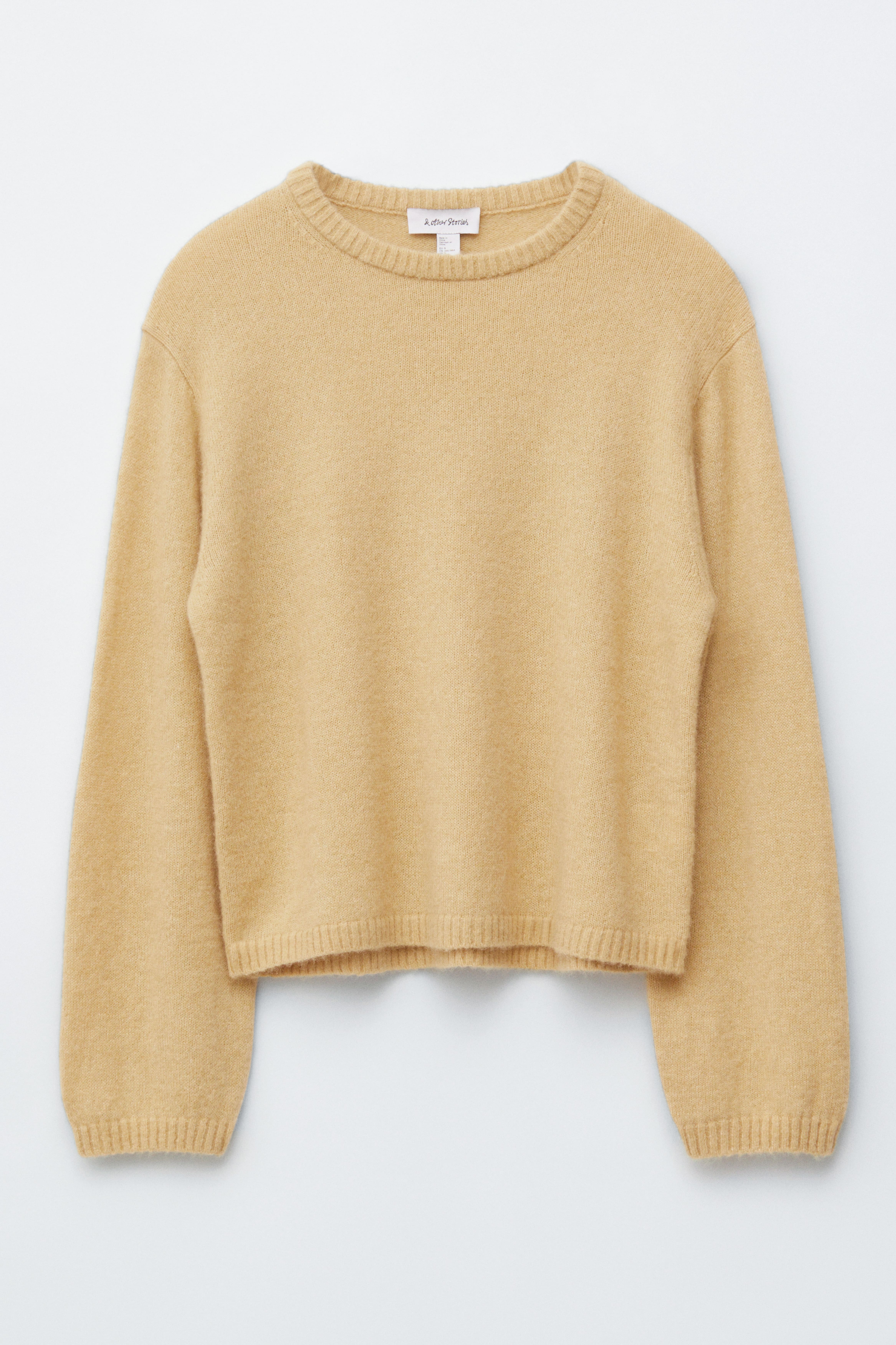 Maglione in misto alpaca - Giallo/Rosso/Blu scuro/Talpa