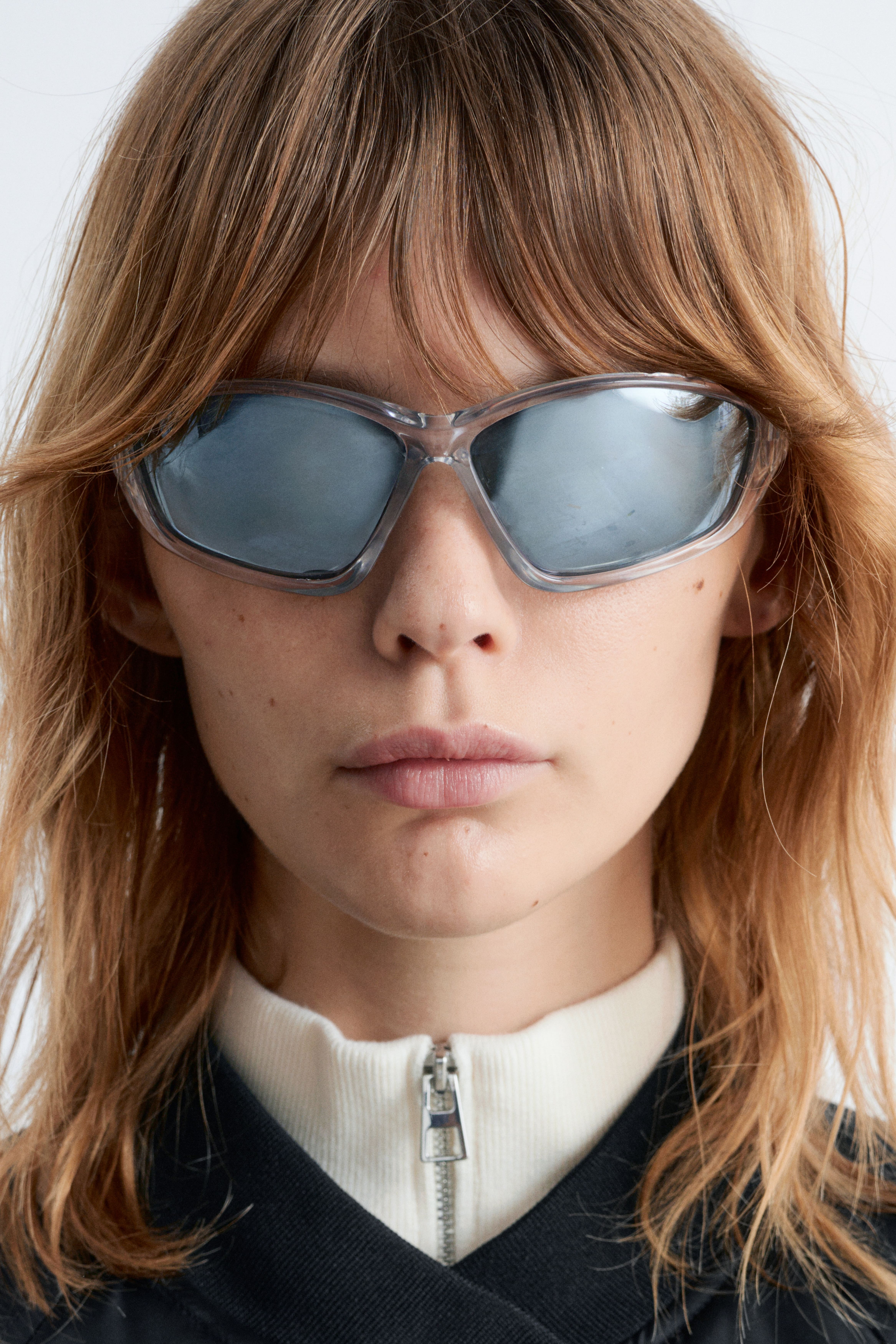 Occhiali da sole sportivi - Trasparente/Grigio chiaro