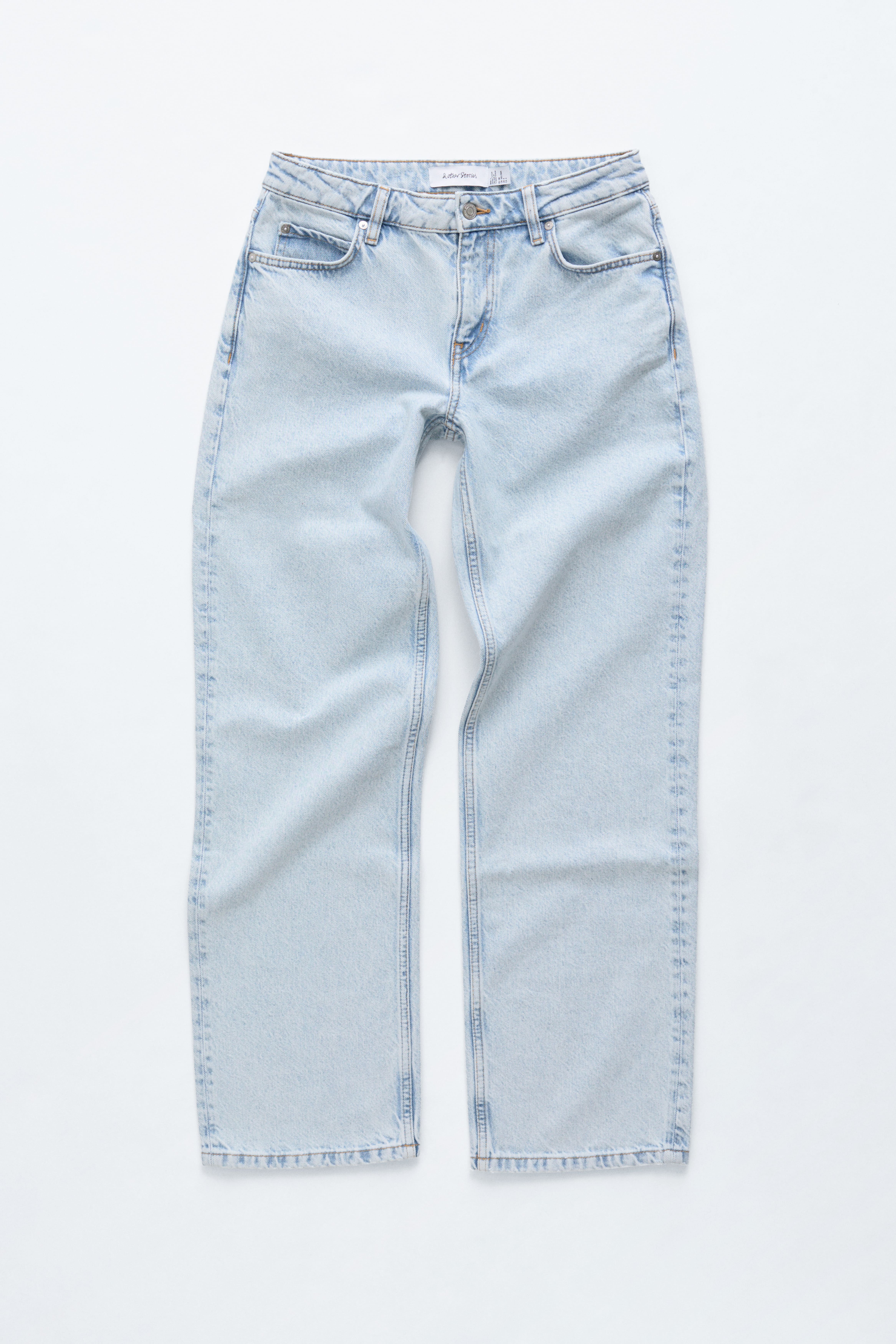 Jeans mit geradem Bein - Hellblau