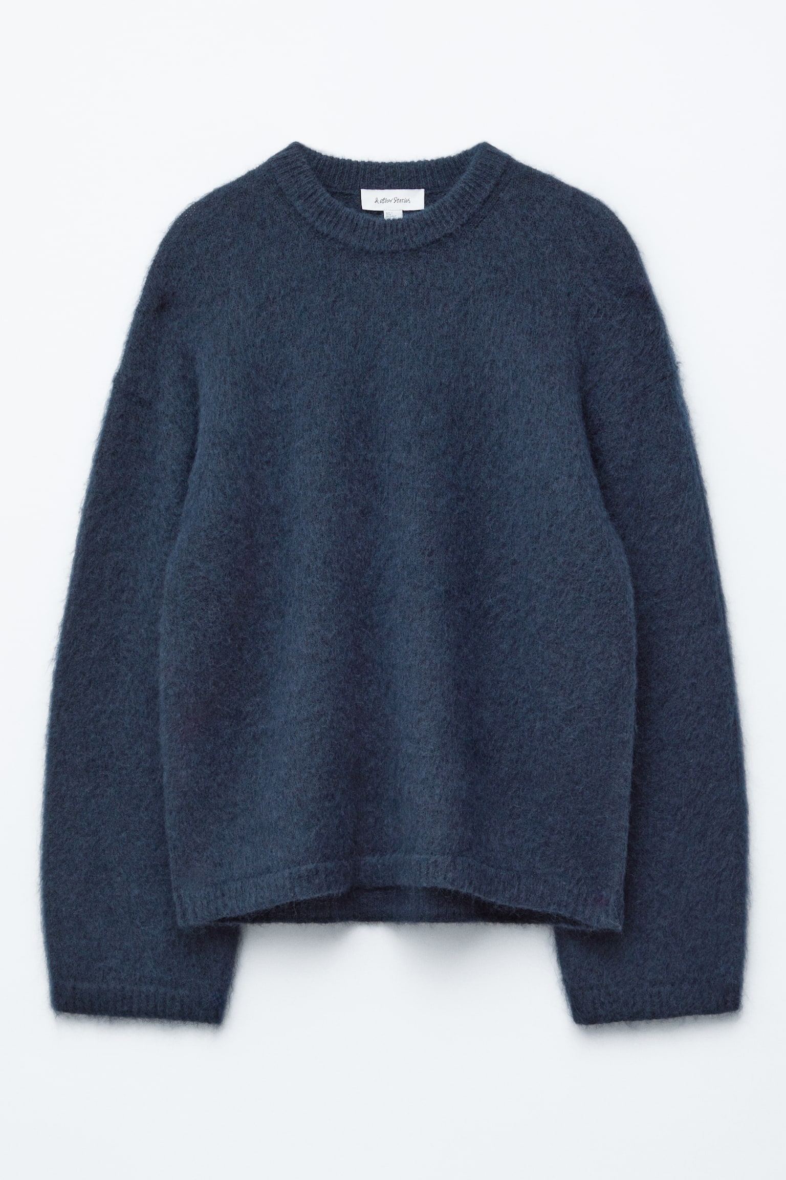 Maglione in misto mohair - Blu scuro/Talpa/Grigio scuro/Verde chiaro - 2