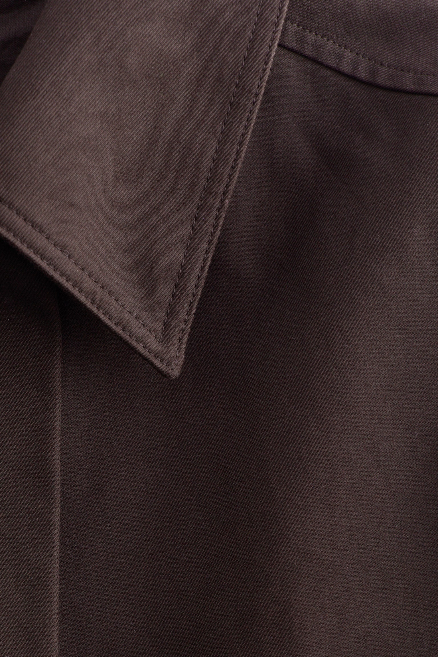 Oversized utility jack met trekkoord - Dark Brown/Mosterdgeel/Kakigroen - 3