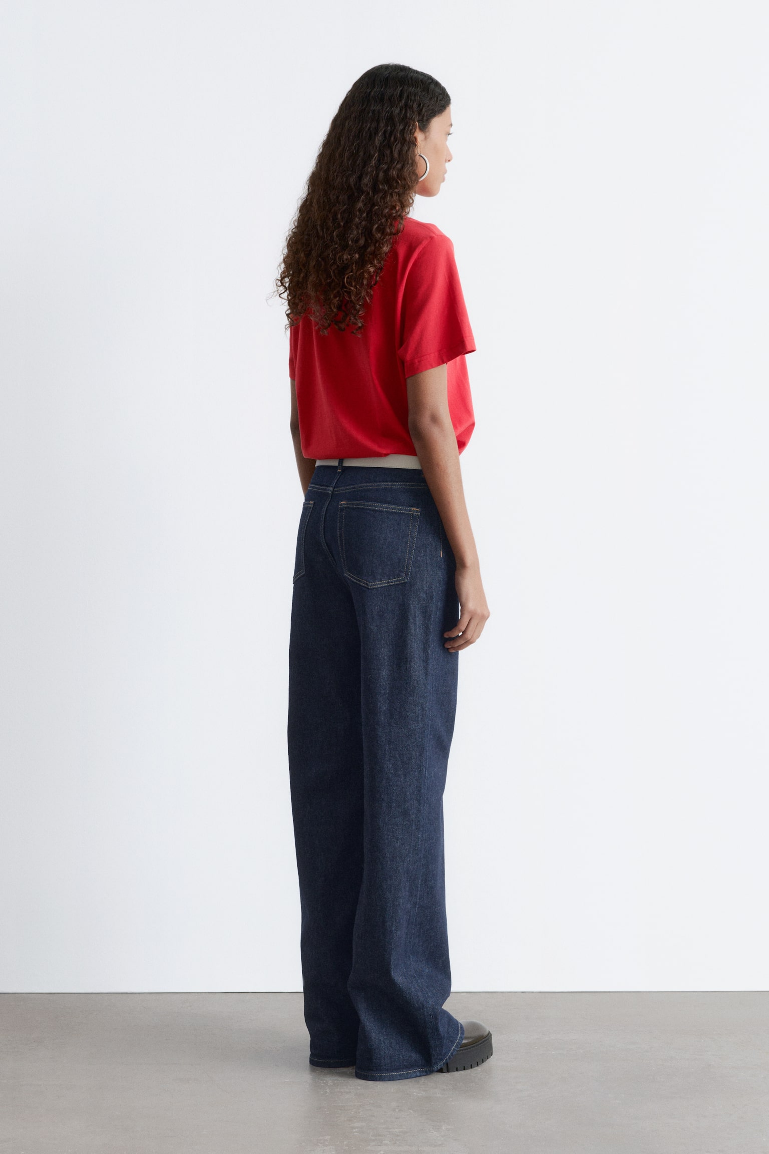 T-shirt met ronde hals - Rood/Donkergrijs gemêleerd/Lichtgroen/Beige/Wit/Zwart/Taupe - 6