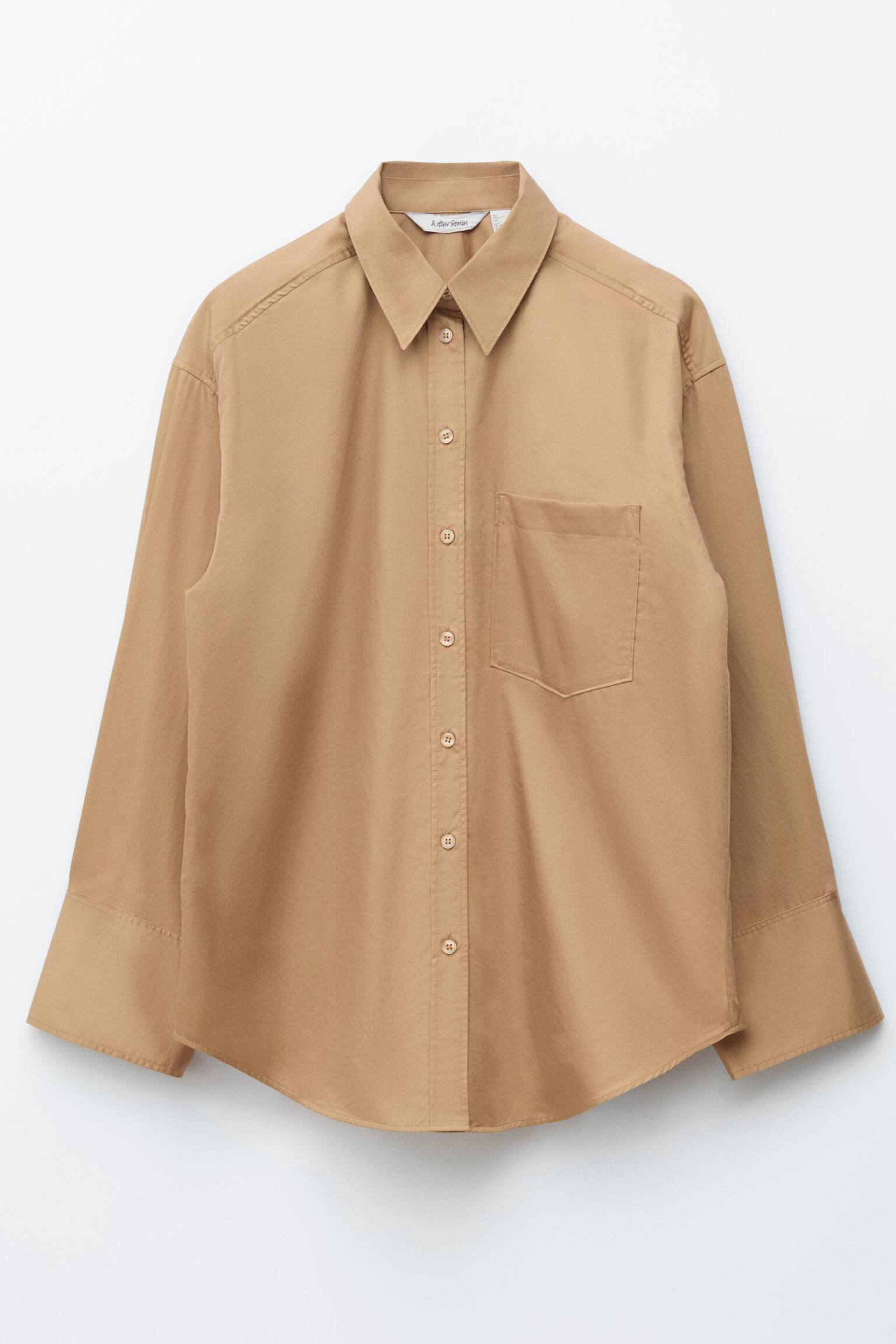Camicia in cotone - Beige scuro/Righe rosa/rosso/Righe marrone/blu/Bianco/Righe - 2